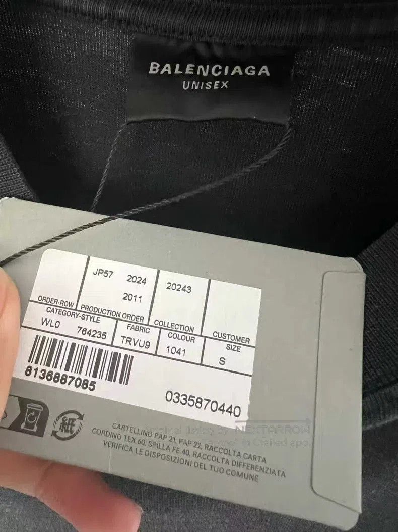 Balenciaga Balenciaga Valentine's Day Limited Heart Logo Short Sleeve Size US S / EU 44-46 / 1 - 3 Thumbnail
