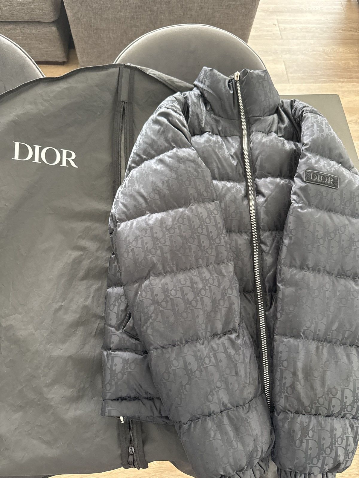 Dior Dior Oblique Puffer Jacket Size US S / EU 44-46 / 1 - 2 Thumbnail
