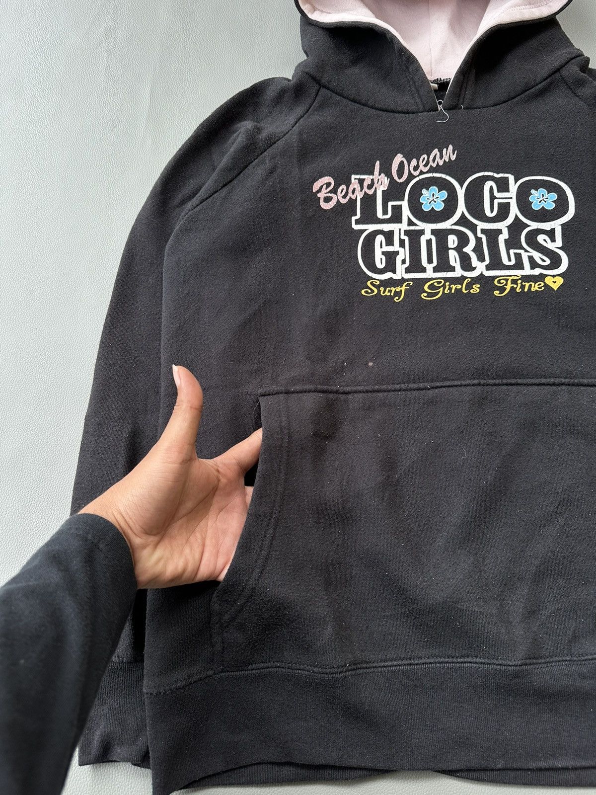 Japanese Brand LOCO GIRLS SURF POEM HOODIE GOTHIC LGB STYLE Size M / US 6-8 / IT 42-44 - 6 Thumbnail
