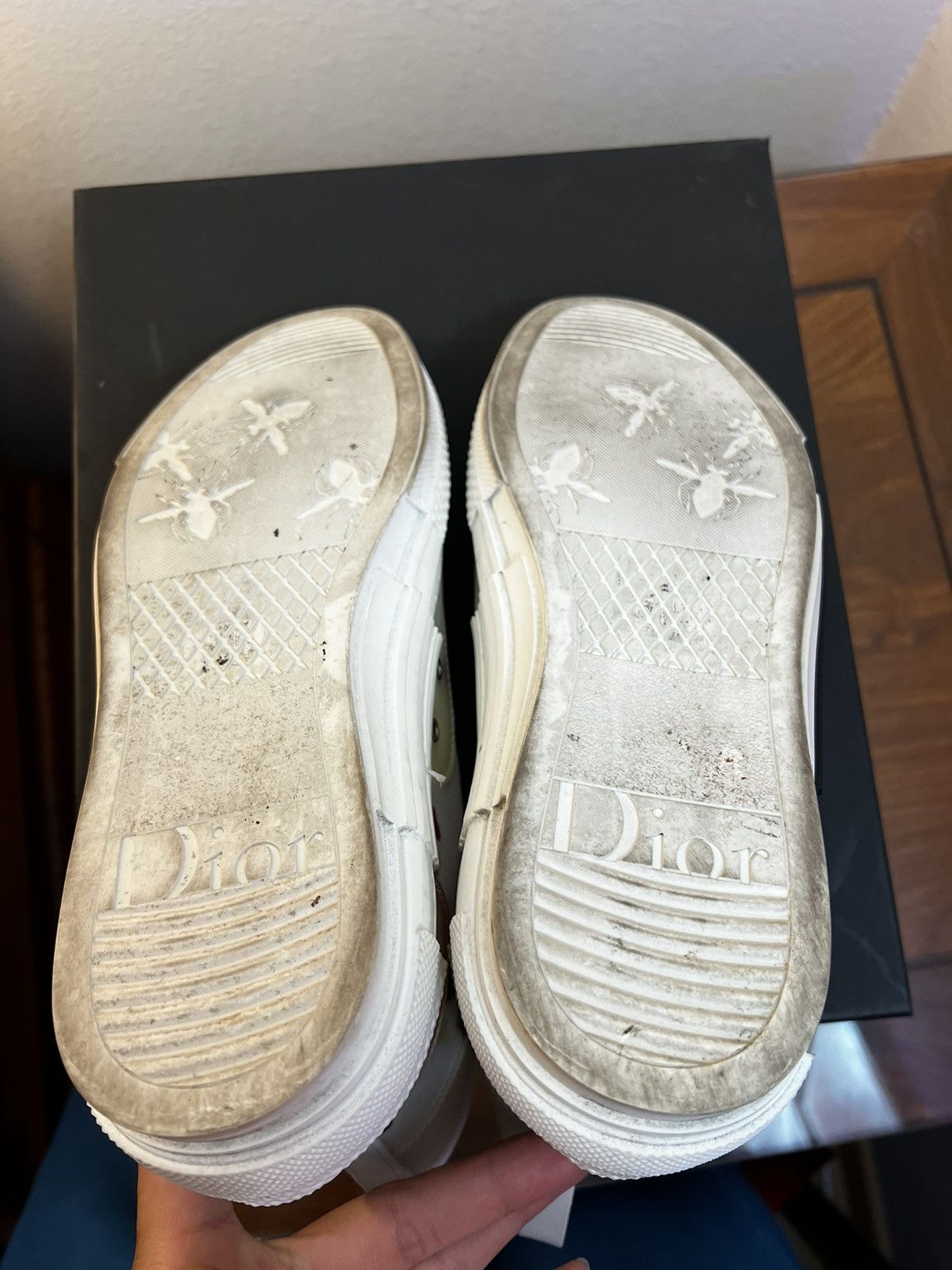 Dior Dior B23 Oblique Floral High Top Sneaker Size US 8 / EU 41 - 5 Thumbnail