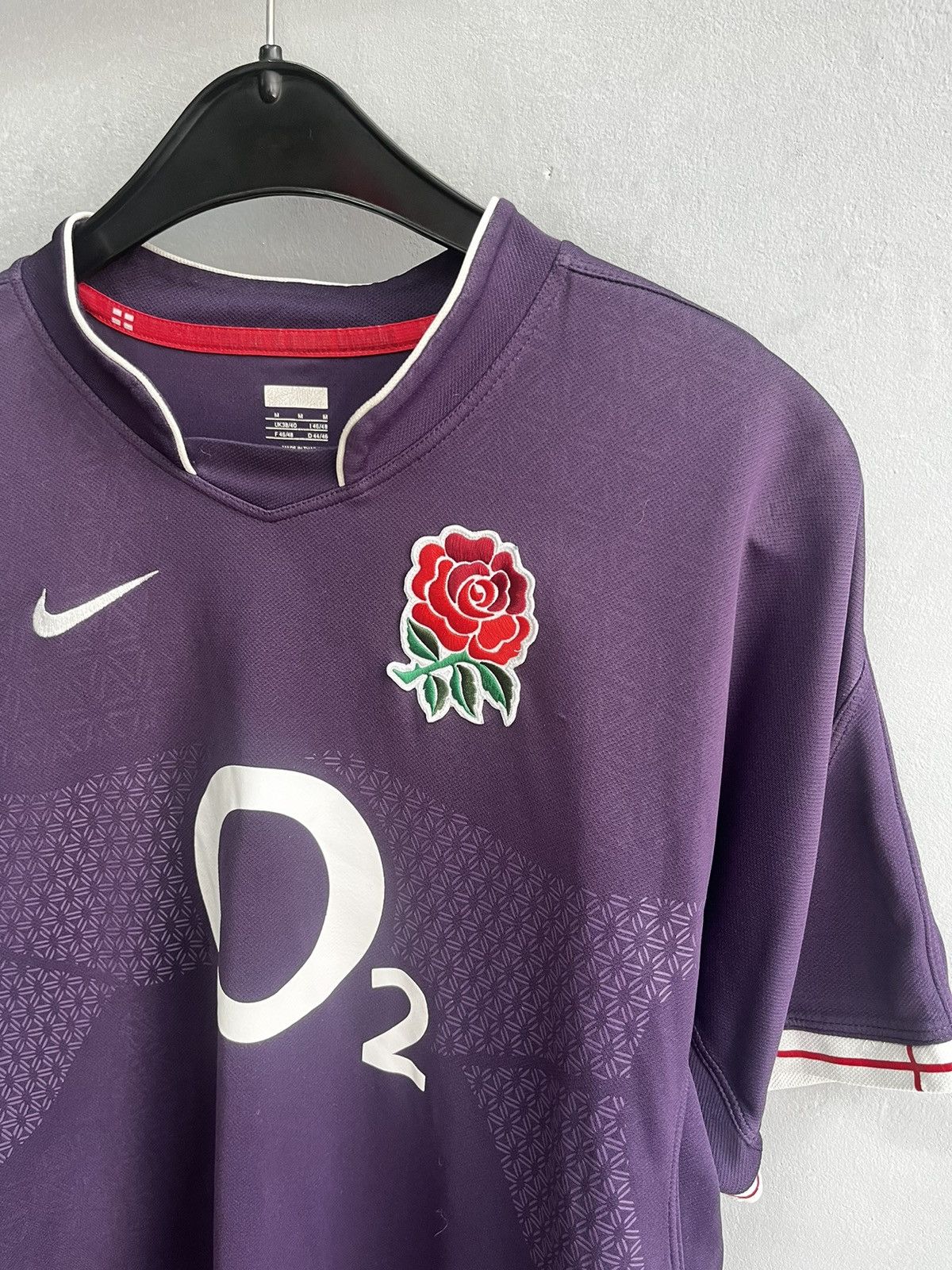 Nike × Vintage Vintage Nike purple rugby jersey England size M Size US M / EU 48-50 / 2 - 2 Thumbnail