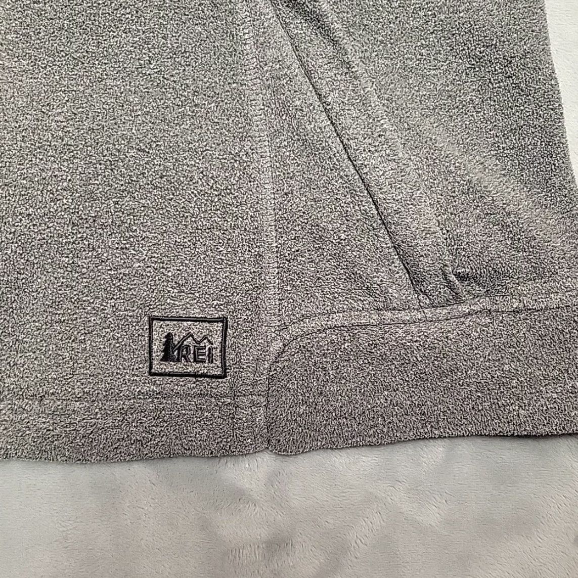 Vintage REI Co Op Fleece Jacket Women S Gray Full Zip 100% Polyester Fleece Hoodie Jacket Size S / US 4 / IT 40 - 2 Thumbnail