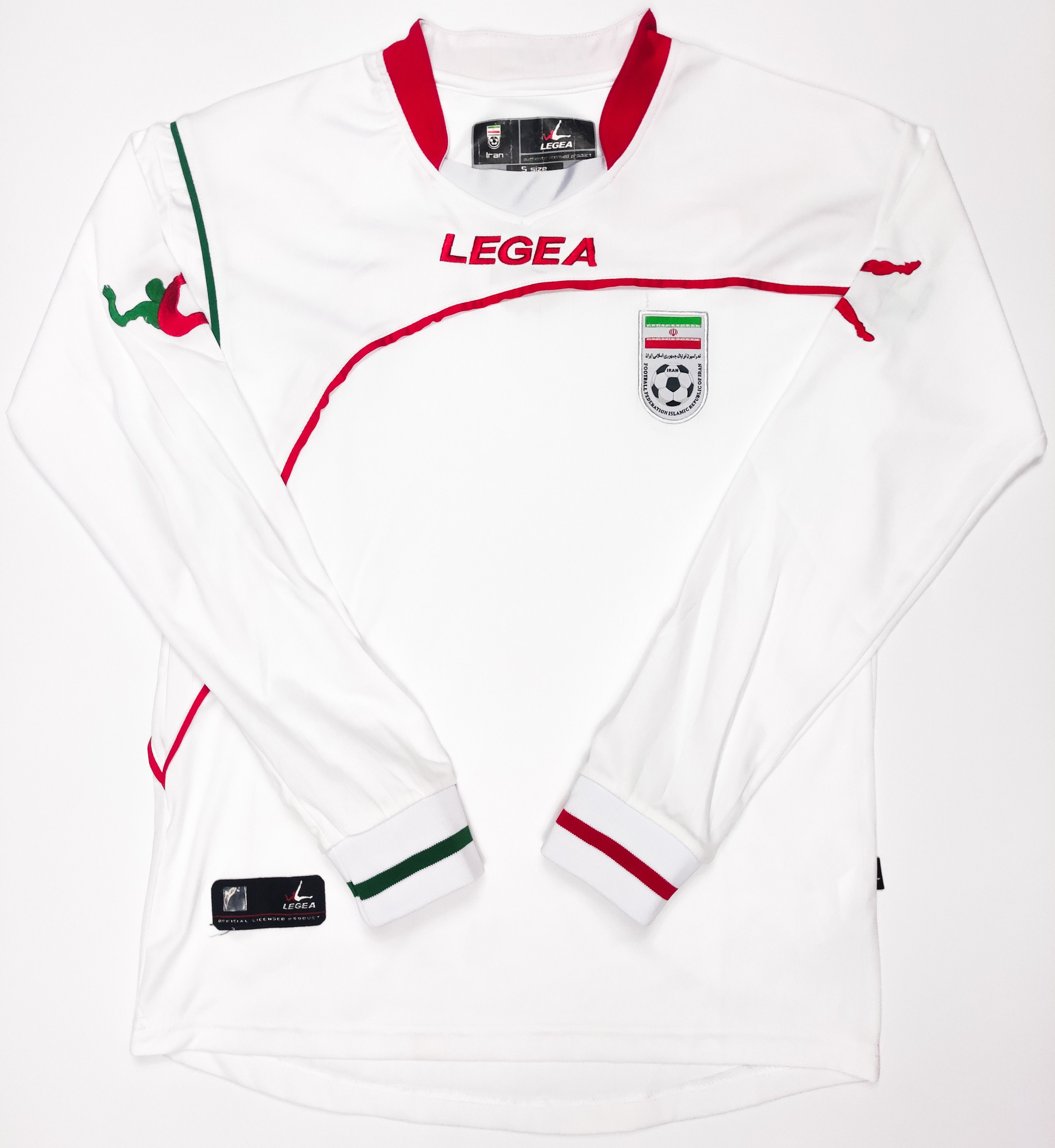 Other IR Iran 2010 Legea Home Shirt Teheran Iranian National Team Size US S / EU 44-46 / 1 - 1 Thumbnail