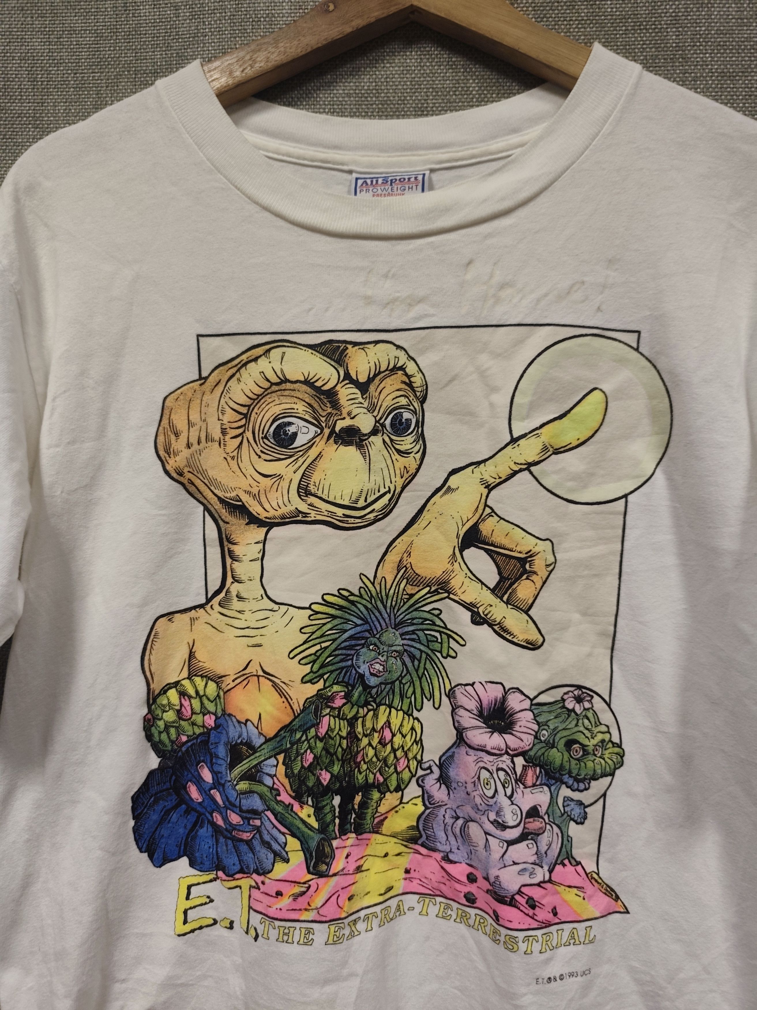 Vintage Vintage 90s T Shirt Movie E.T. the Extra-Terrestrial Size US M / EU 48-50 / 2 - 5 Thumbnail
