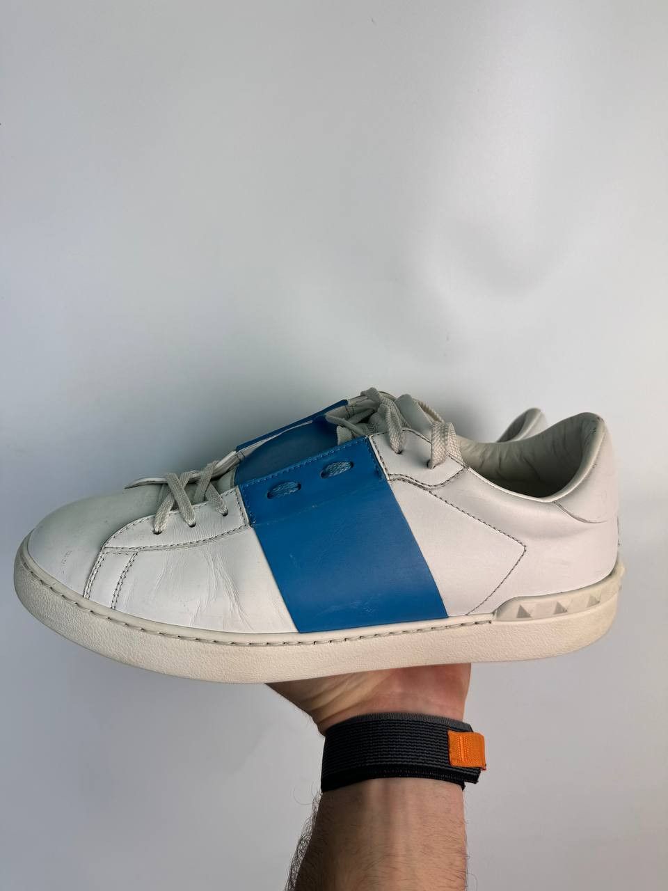 Designer × Valentino Valentino Garavani Open Skate Sneakers VLTN leather trainers Size US 11 / EU 44 - 2 Thumbnail