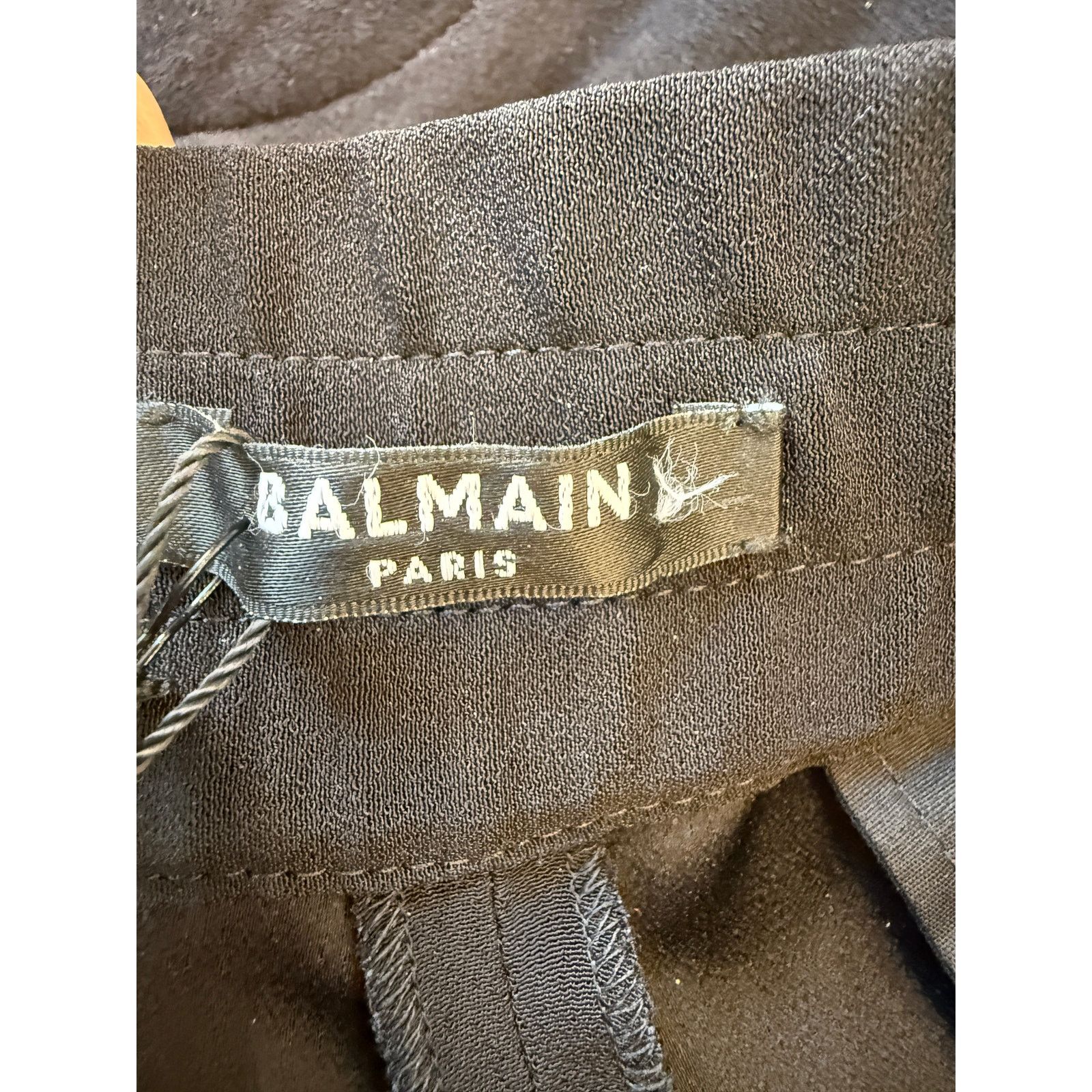 Balmain Balmain Slouchy Crepe Tapered-leg Track Pants Size US 34 / EU 50 - 6 Thumbnail