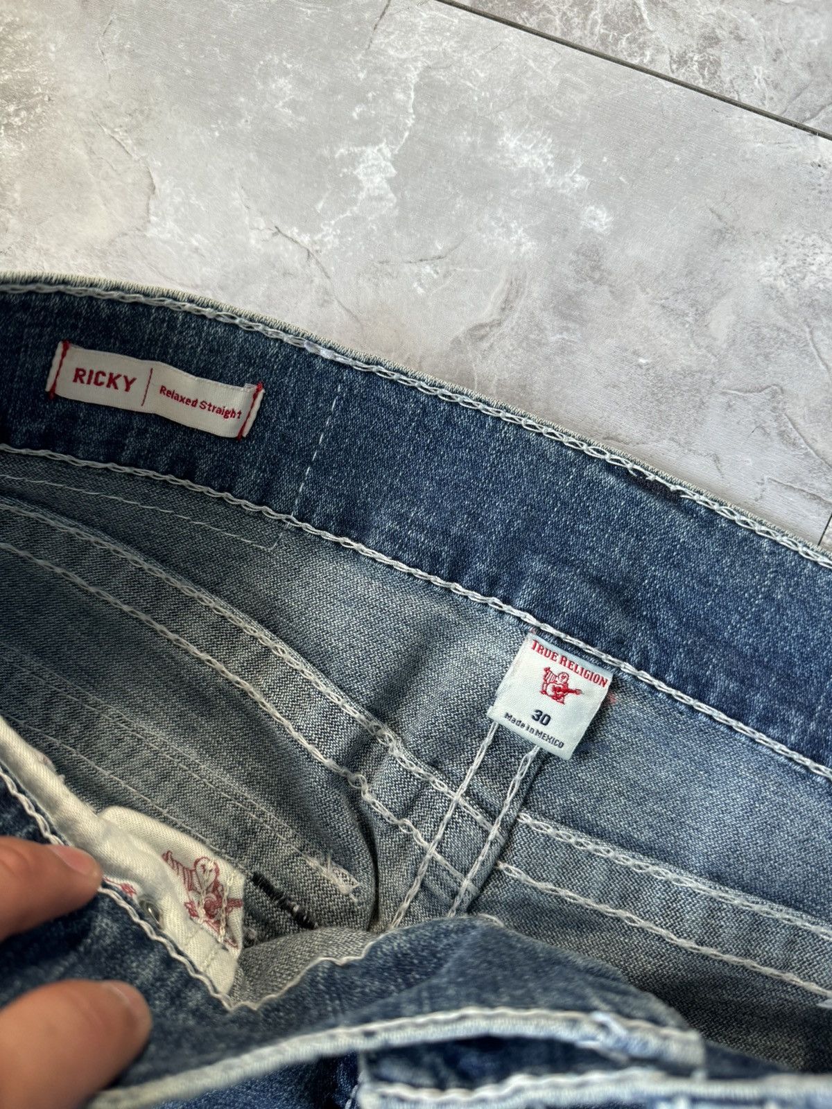True Religion True Religion Ricky Jeans sz 30 Size US 30 / EU 46 - 6 Thumbnail