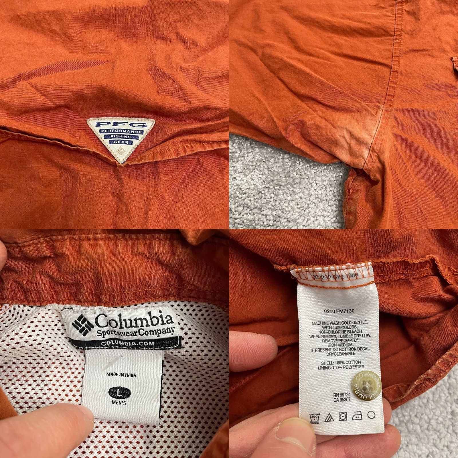 Vintage Columbia Bonehead Shirt Mens L Brown Short Sleeve Button-Up Athletic Outdoor Fishing Size US L / EU 52-54 / 3 - 8 Thumbnail