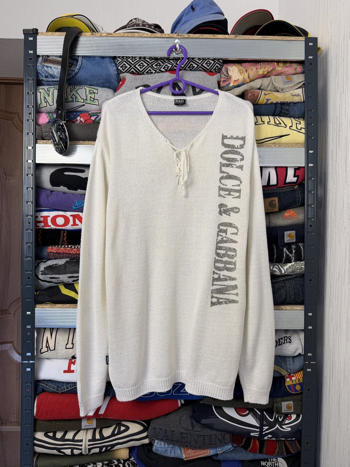 Dolce & Gabbana Vintage Dolce&Gabbana Big Logo Sweater Size Large Size US L / EU 52-54 / 3 - 1 Thumbnail