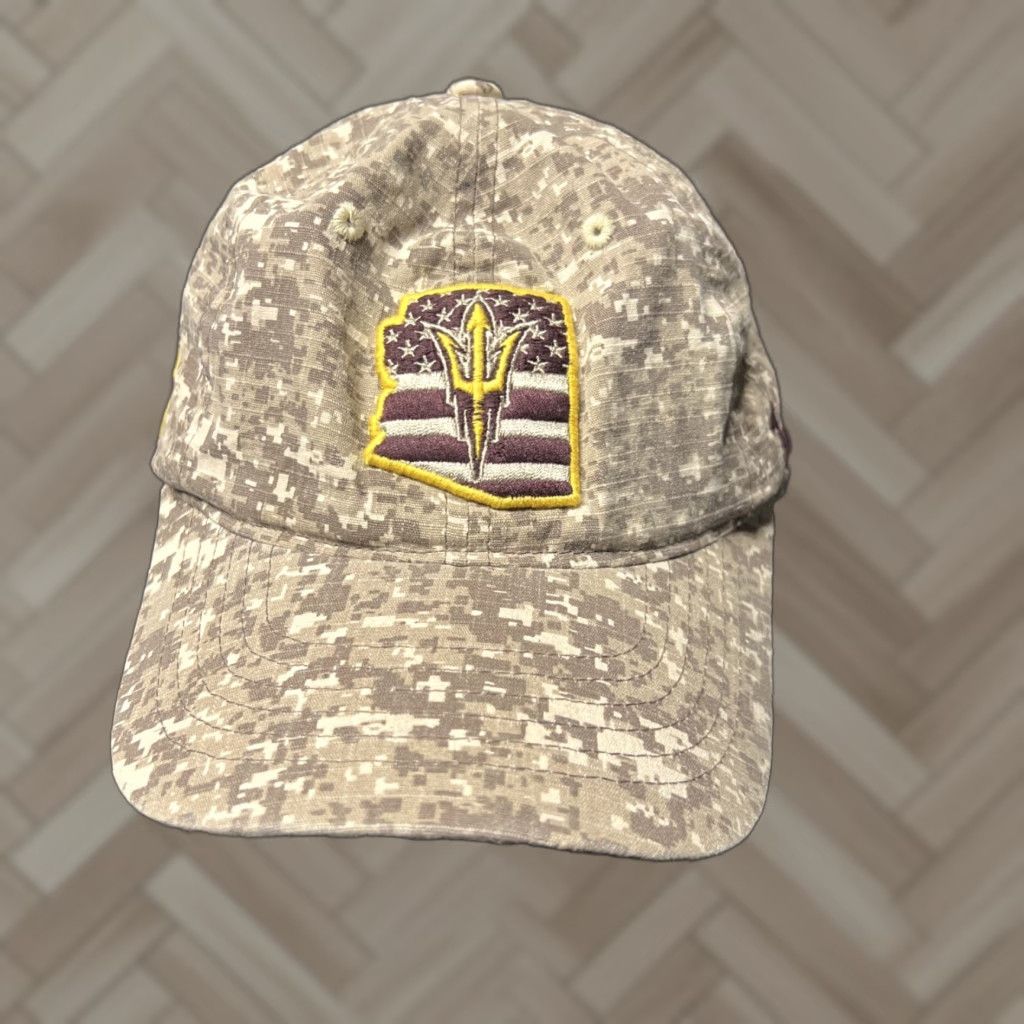 Zephyr Zephyr Arizona State Sun Devils Hat Cap Strapback Camo Multicolor Adjustable Baseball Cap Mens One Size University Striped? Wait. Size ONE SIZE - 1 Thumbnail
