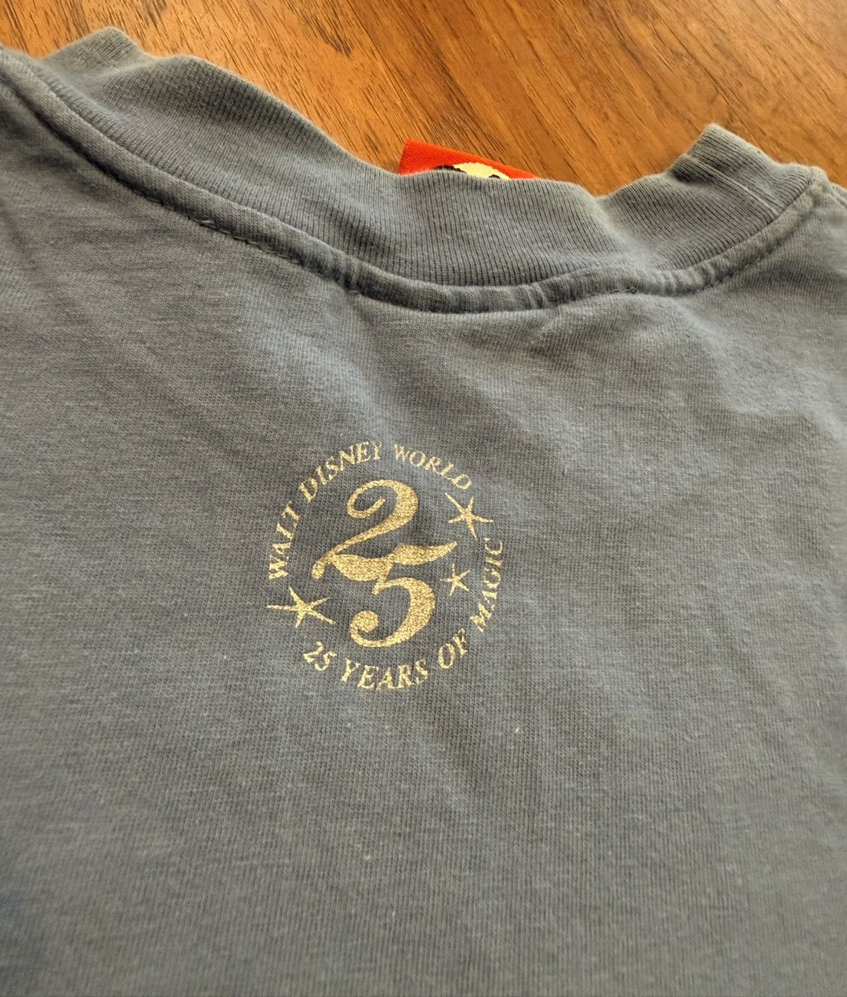 Disney Vintage 90s Disney Mickey Mouse 25 New Year Castle T Shirt Size US XL / EU 56 / 4 - 3 Thumbnail