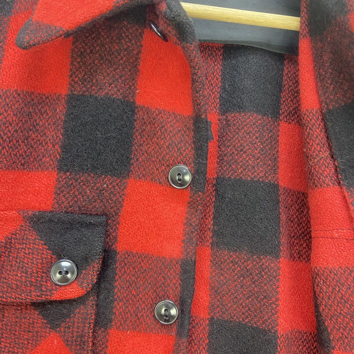 Vintage Vintage 70s Amalgamated Red Buffalo Checks Wool Flannel Size US S / EU 44-46 / 1 - 12 Thumbnail