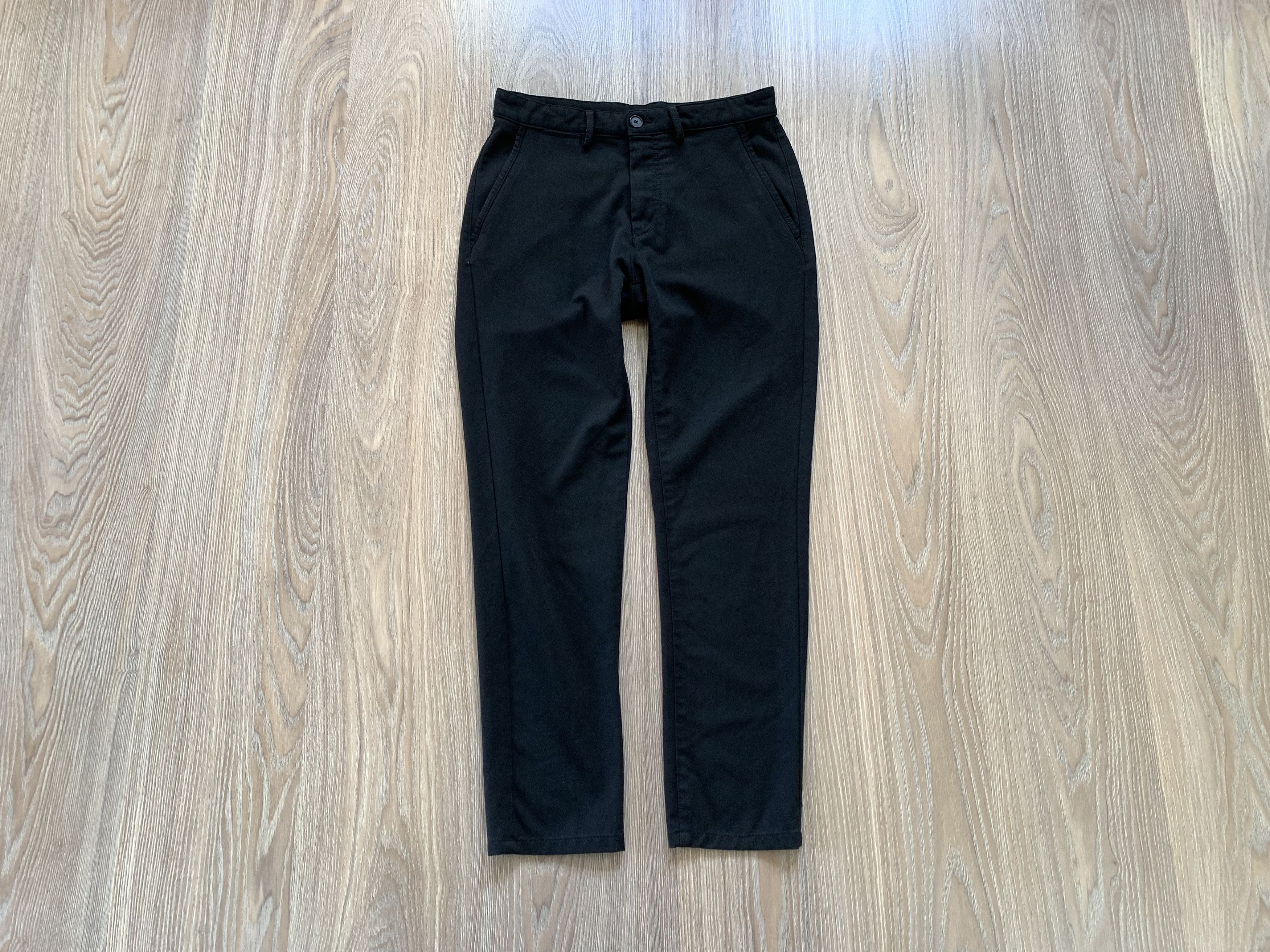 Zara Zara Black Classic Stretch Trousers Pants Size US 29 - 1 Thumbnail