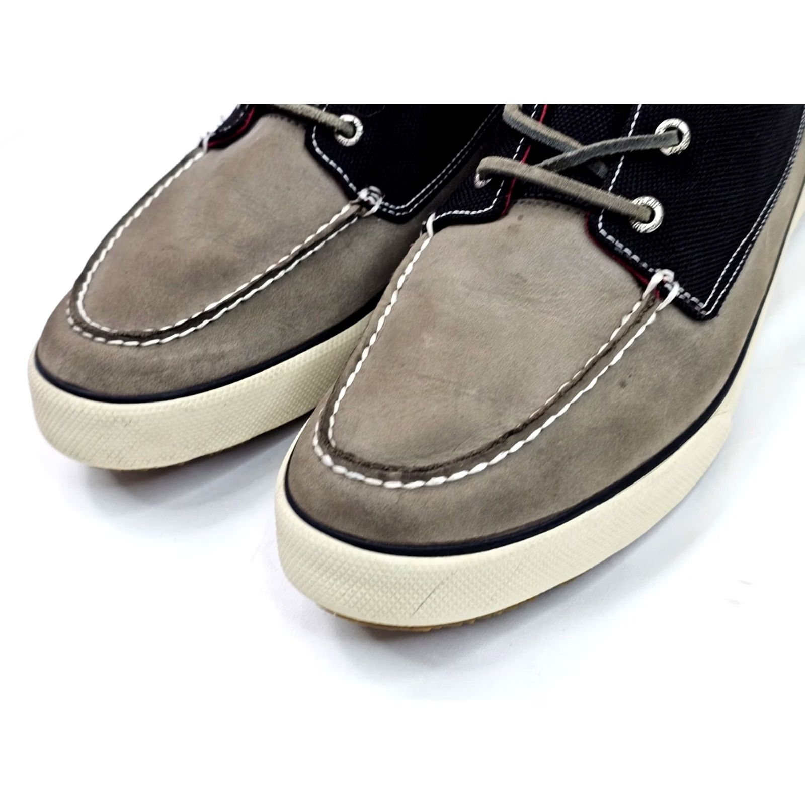 Sperry Sperry Flood Bahama Gray Leather Chukka Ankle Sneaker Men 11M Mid Top STS10125, Casual Sneaker, Leather Upper, Gray, Mid Top, 11M Mens Size US L / EU 52-54 / 3 - 4 Thumbnail