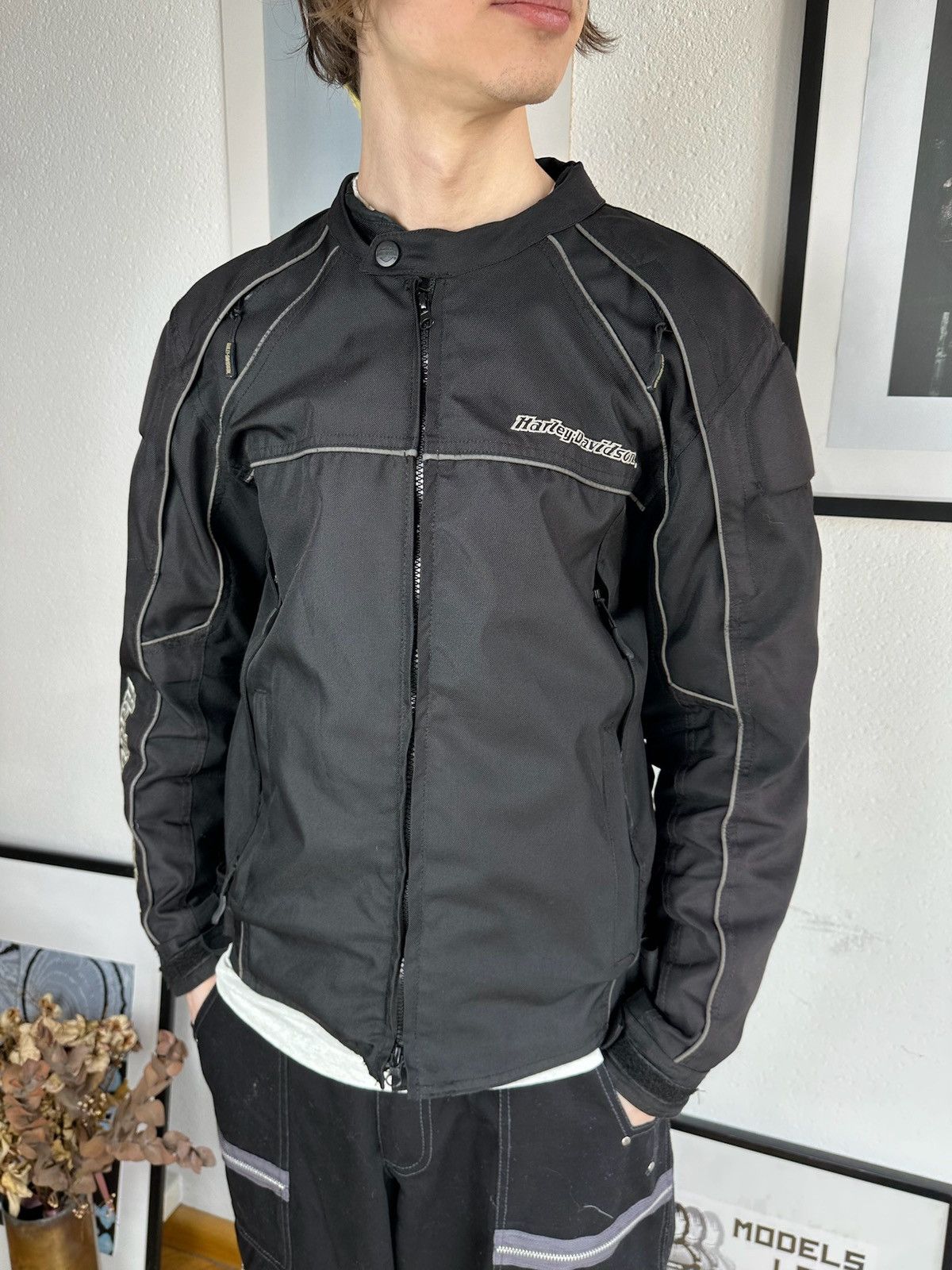 Harley Davidson × Vintage Y2K Vintage Harley Davidson Jacket Embroidery Big Logo Size US M / EU 48-50 / 2 - 10 Thumbnail