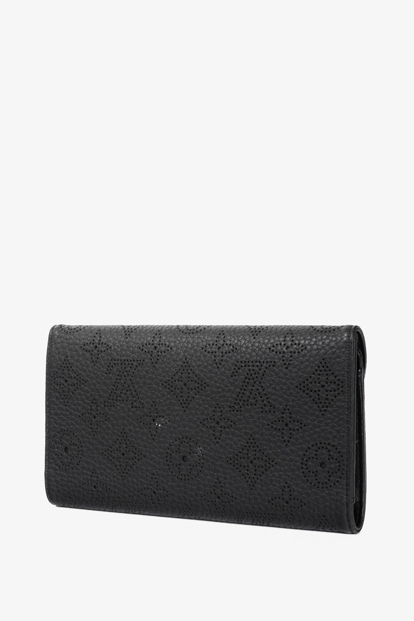 Louis Vuitton Louis Vuitton Amelia Black Mahina Perforated Leather Wallet Size ONE SIZE - 3 Thumbnail