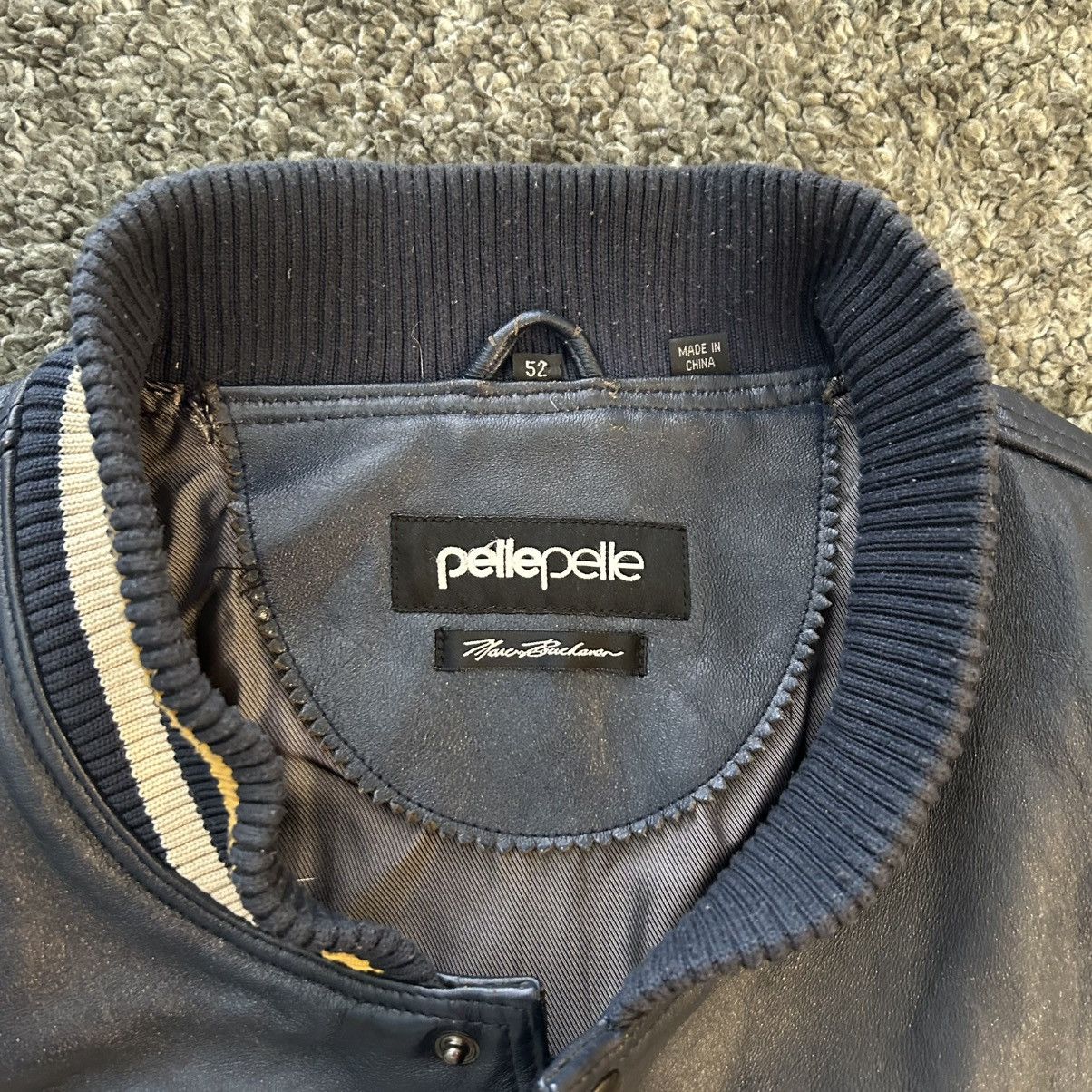 Pelle Pelle Y2K Pelle Pelle Marc Leather Varsity Jacket Size 52 XXL Size US L / EU 52-54 / 3 - 5 Thumbnail