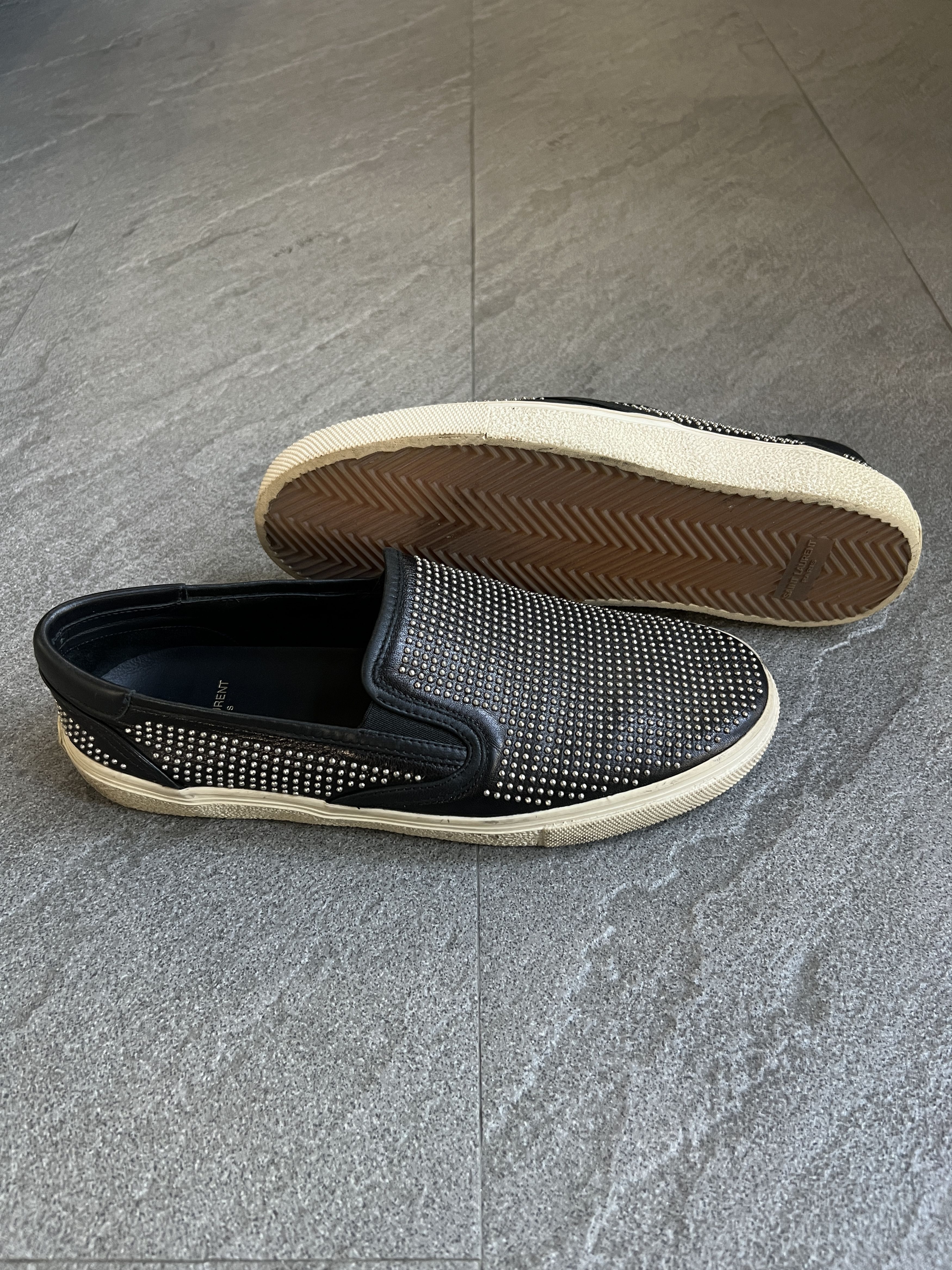 Saint Laurent Paris Saint Laurent Slip Ons Studded Hedi Slimane EU42 Size US 9 / EU 42 - 7 Thumbnail