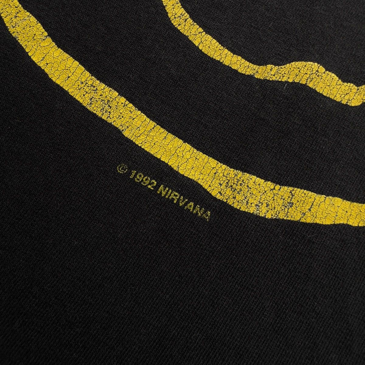 Band Tees VINTAGE NIRVANA COPYRIGHT 1992 SMILEY FACE 90’S Size US L / EU 52-54 / 3 - 13 Thumbnail