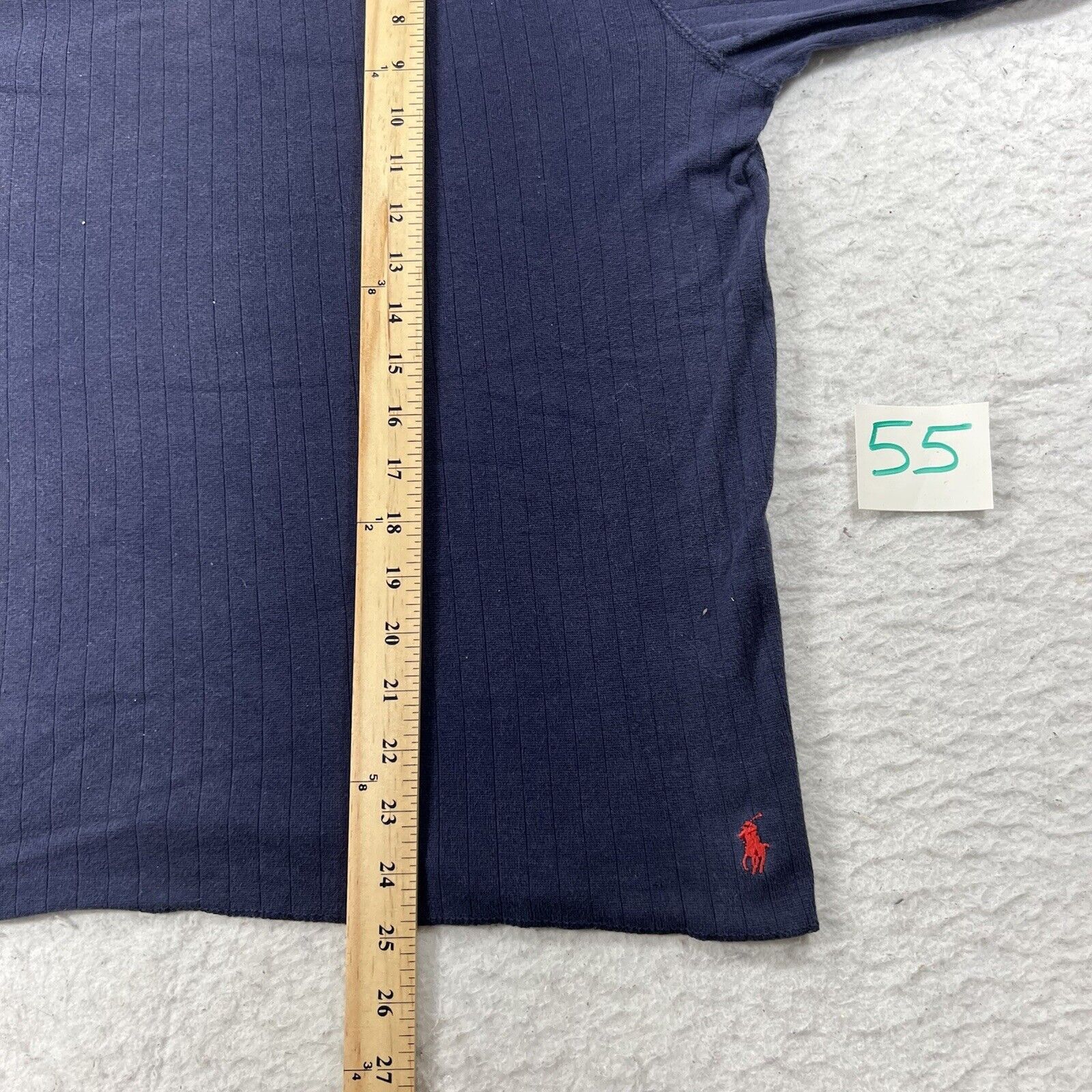 Polo Ralph Lauren Polo Ralph Lauren Large Blue Long Sleeve Under Shirt Size US L / EU 52-54 / 3 - 7 Thumbnail