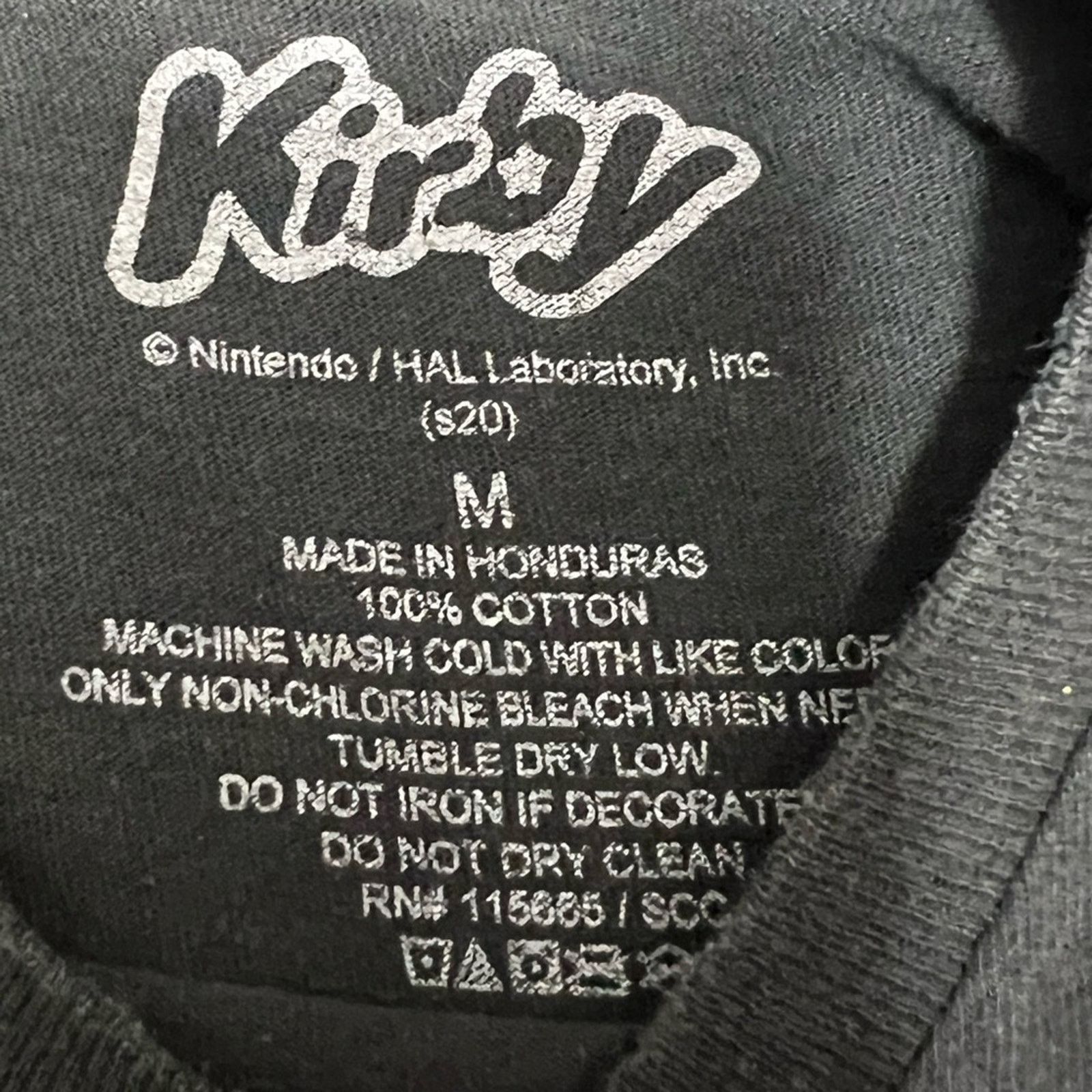 Nintendo Kirby Warp Star Shirt Mens MEDIUM Nintendo Gaming Japan Size US M / EU 48-50 / 2 - 3 Thumbnail