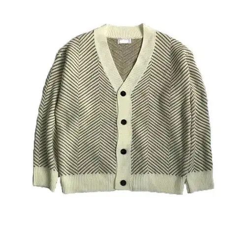 Japanese Brand Luxury Knitted Printed Buttons Cardigan Size US L / EU 52-54 / 3 - 2 Thumbnail