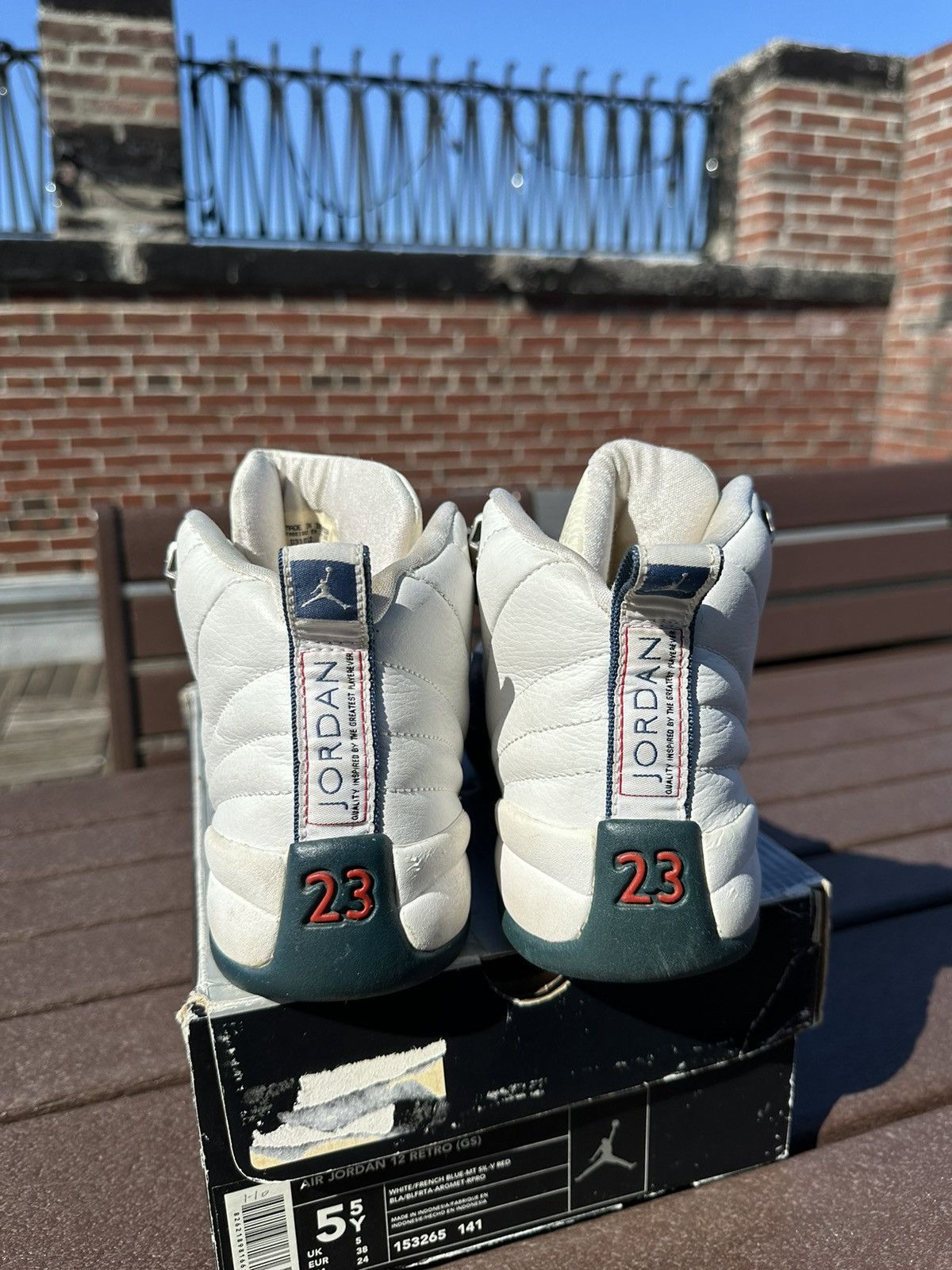 Jordan Brand × Vintage 2004 “French Blue” Air Jordan 12 Retro (GS) Size US 5.5 / EU 38 - 5 Thumbnail