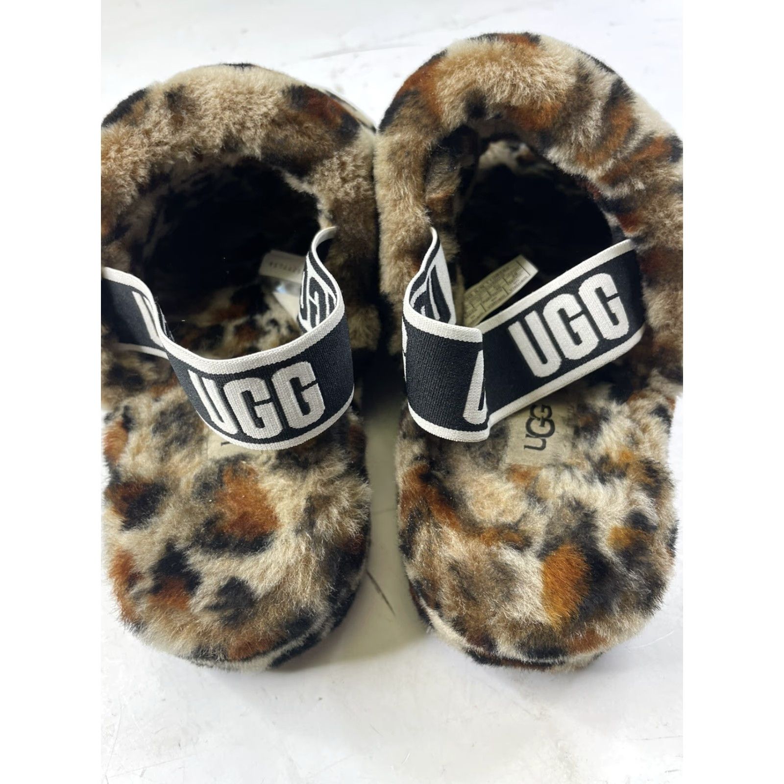 Ugg UGG Australia Fluff Yeah Leopard Moccasin Slipper Slip On Sandal Women US 9 / EU 40 / UK 7 Amphora Shearling Slipper Leopard Size US 7 / IT 37 - 5 Thumbnail