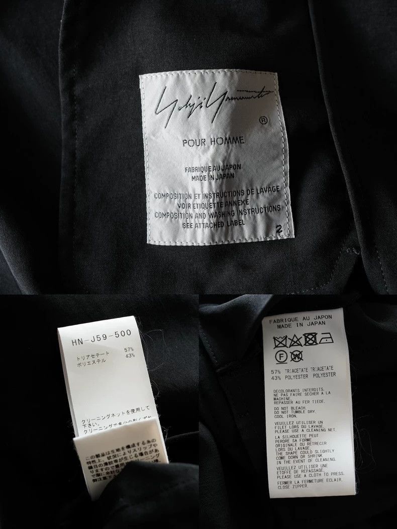 Yohji Yamamoto Yohji Yamamoto Yohji Yamamoto Zipper Multi-Pocket Coat-250 Size US S / EU 44-46 / 1 - 7 Thumbnail