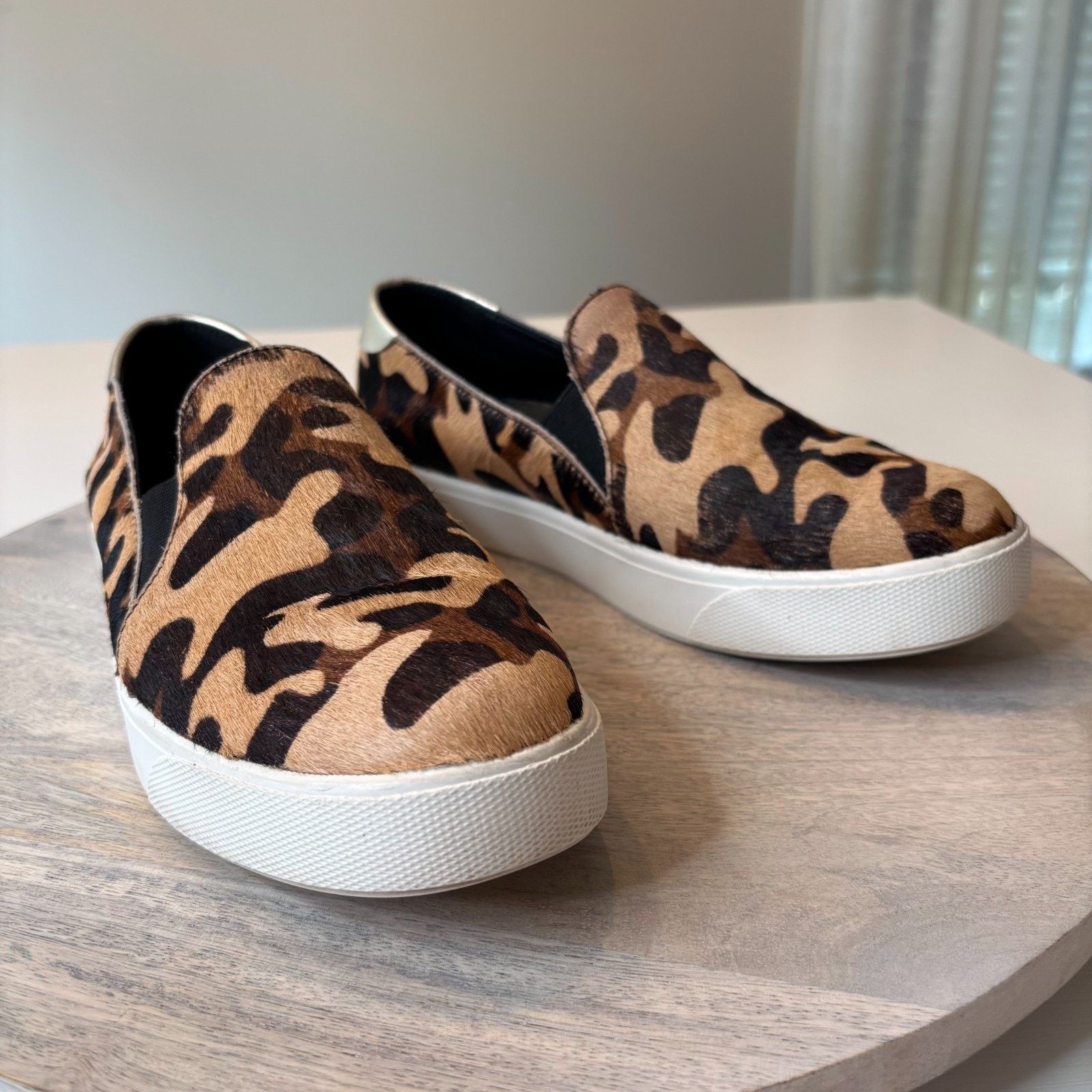 Cole Haan Cole Haan Leopard Sneakers 8B Calf Hair Cheetah Print Casual Size US 8 / IT 38 - 1 Thumbnail