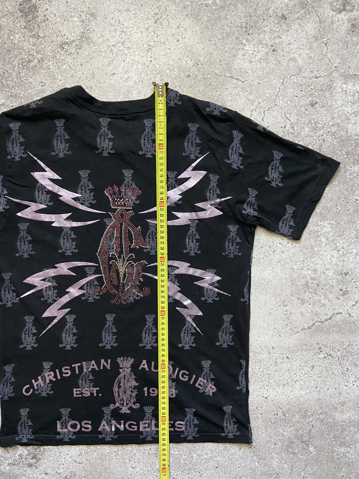 Christian Audigier × Ed Hardy × Vintage CHRISTIAN AUDIGIER ED HARDY STYLE TEE Size US XS / EU 42 / 0 - 4 Thumbnail
