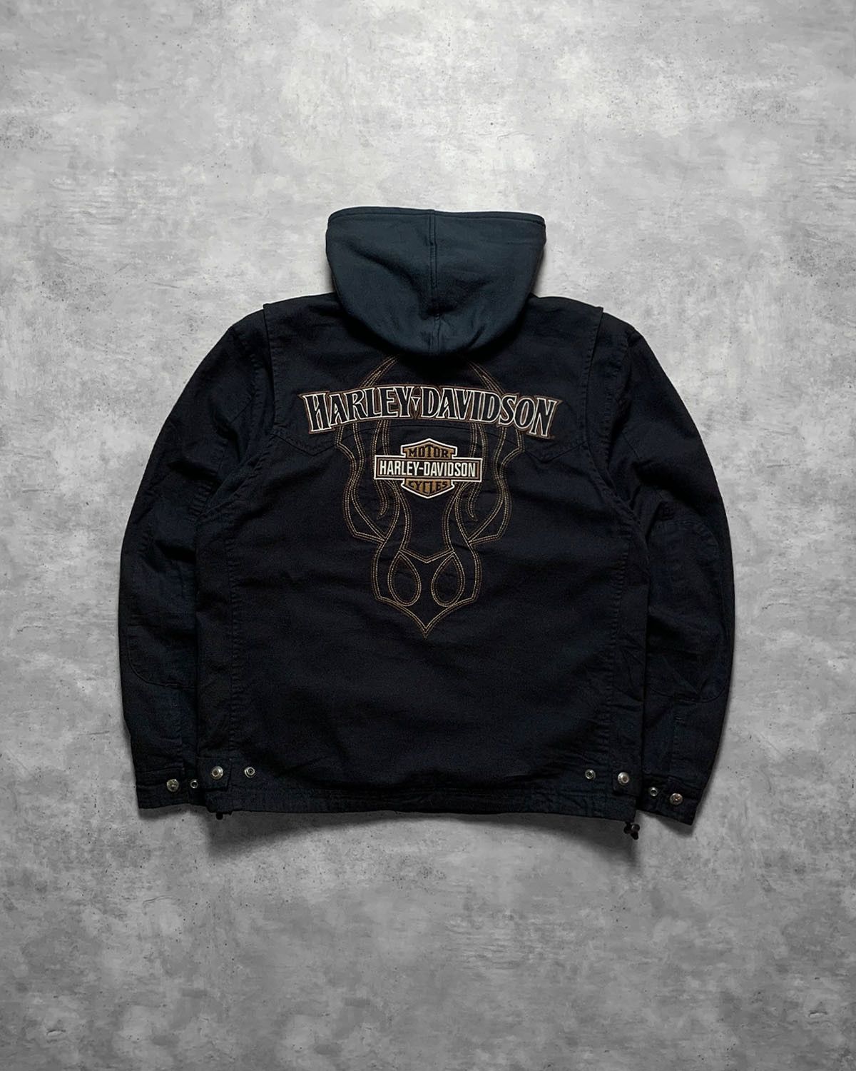 Harley Davidson Vintage Harley Davidson Motorcycle Detroit Jacket - L Size US L / EU 52-54 / 3 - 8 Thumbnail