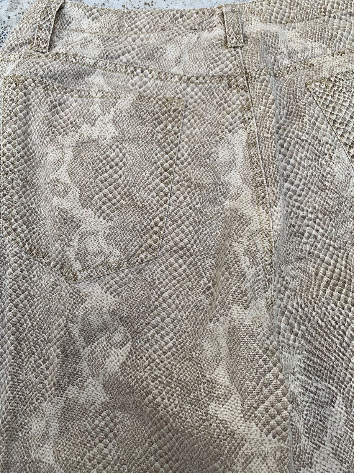 Japanese Brand Rare! Liz Claiborne Snake Skin Design Pants Jeans Size US 30 / EU 46 - 8 Thumbnail