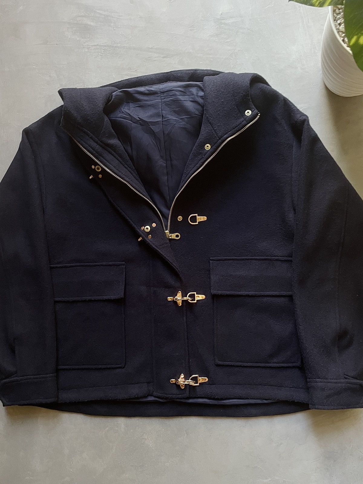 GU Rare FireMen's Clasp Woll Jacket Size US L / EU 52-54 / 3 - 8 Thumbnail