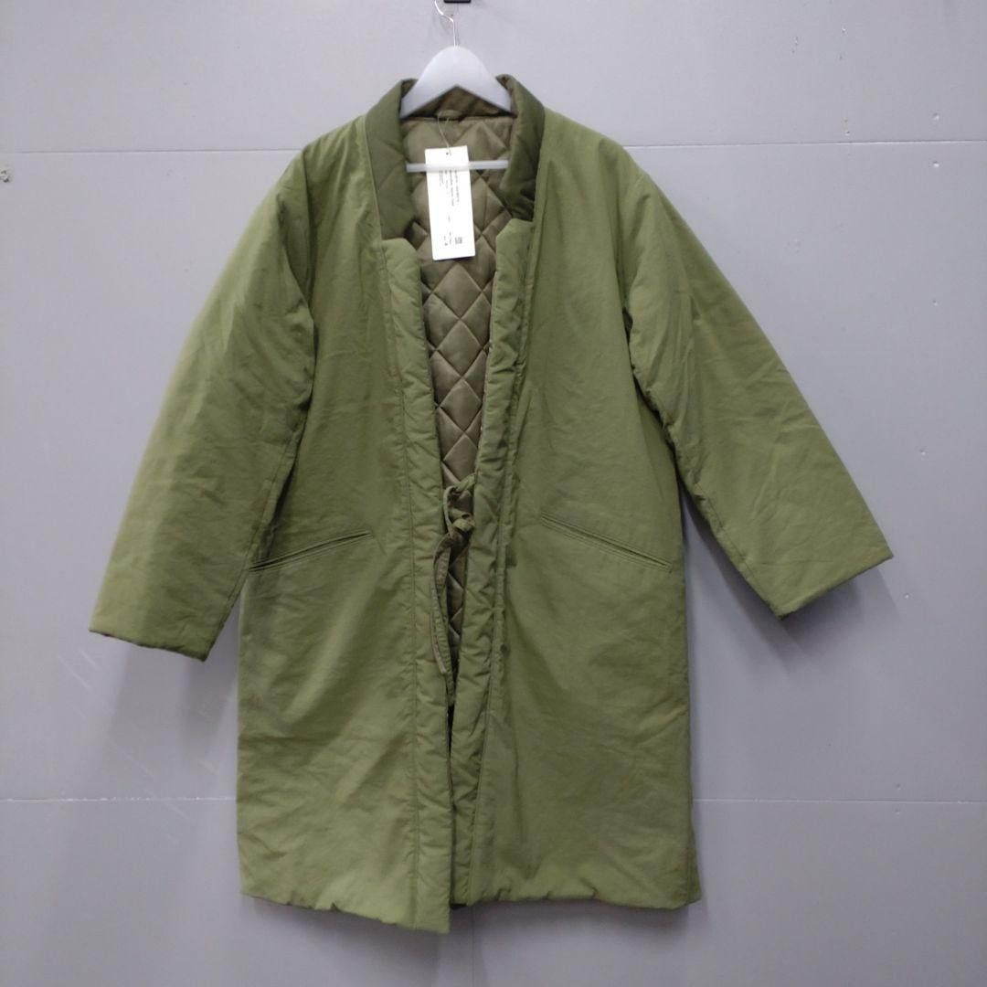 image of 4/large Blurhms Reversible Quilted Haori Coat in Olive, Men's (Size XL)