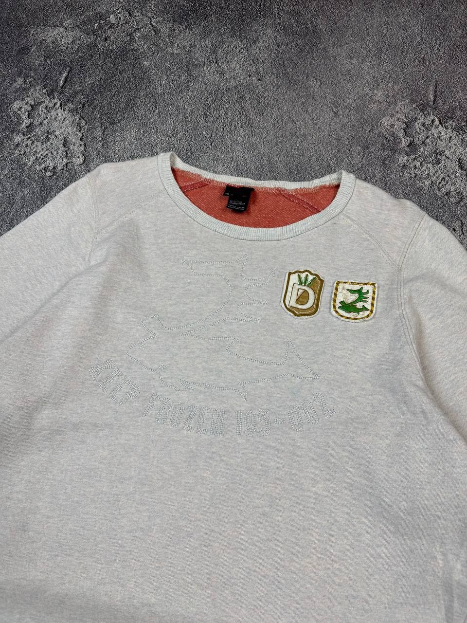 Diesel Y2K Diesel 2000s Designer Sweatshirt Vintage Size US L / EU 52-54 / 3 - 3 Thumbnail