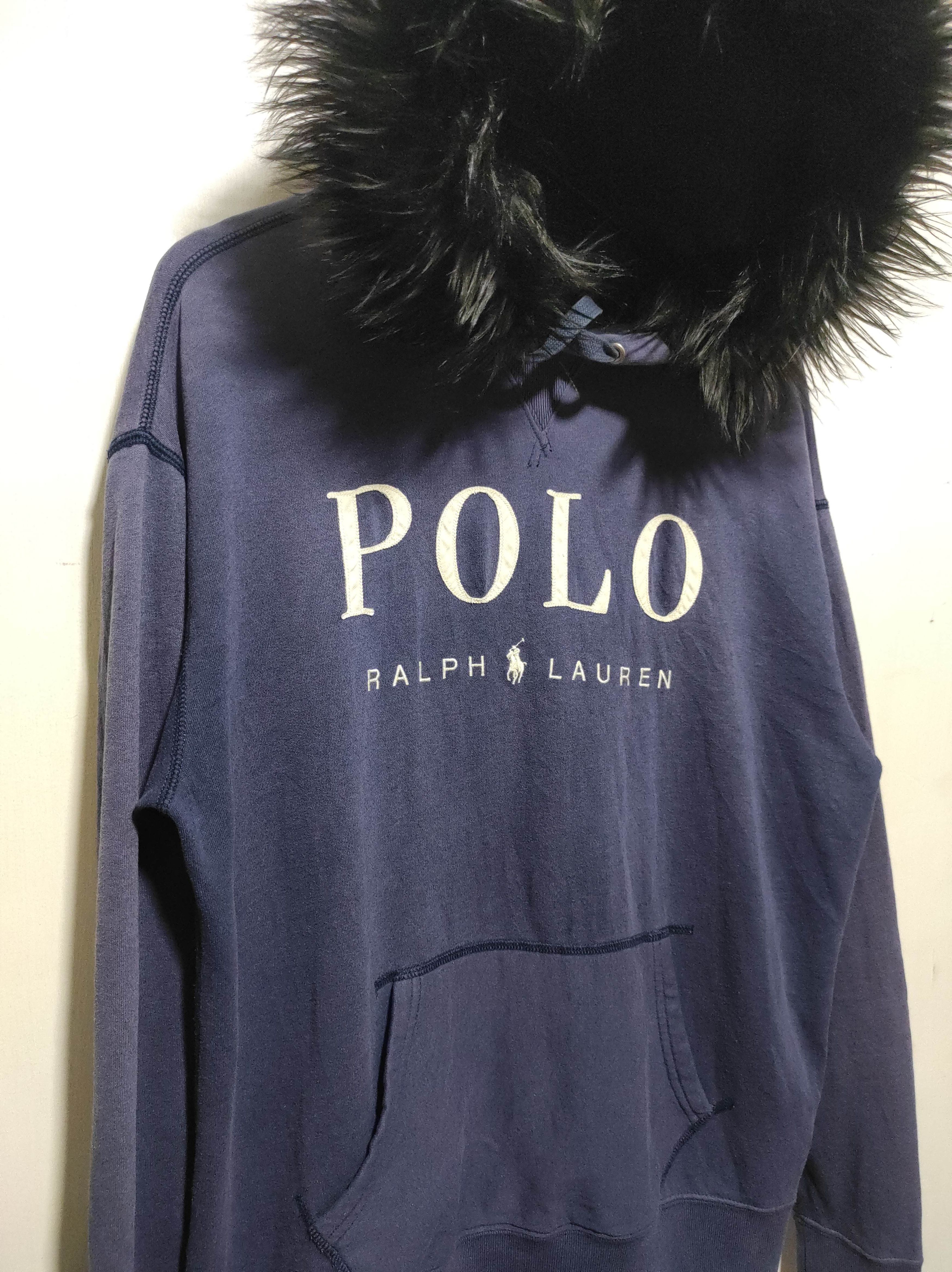 If Six Was Nine Polo Ralph Lauren navy faded Fur Hoodie Lgb Style Size US M / EU 48-50 / 2 - 4 Thumbnail