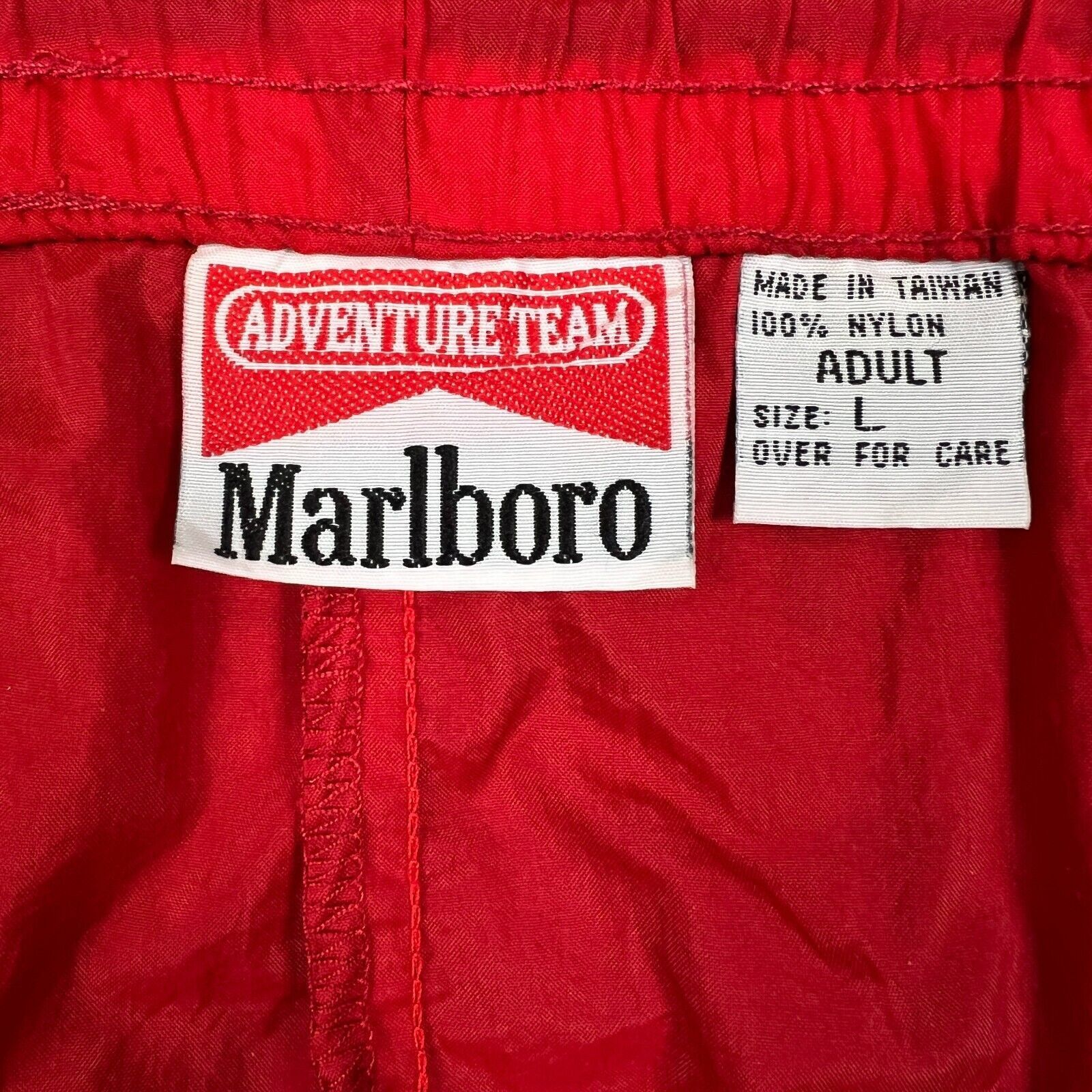Marlboro × Vintage VTG Marlboro Track Pant Large Adventure Team Windbreaker 90s Size US 40 / EU 56 - 8 Thumbnail
