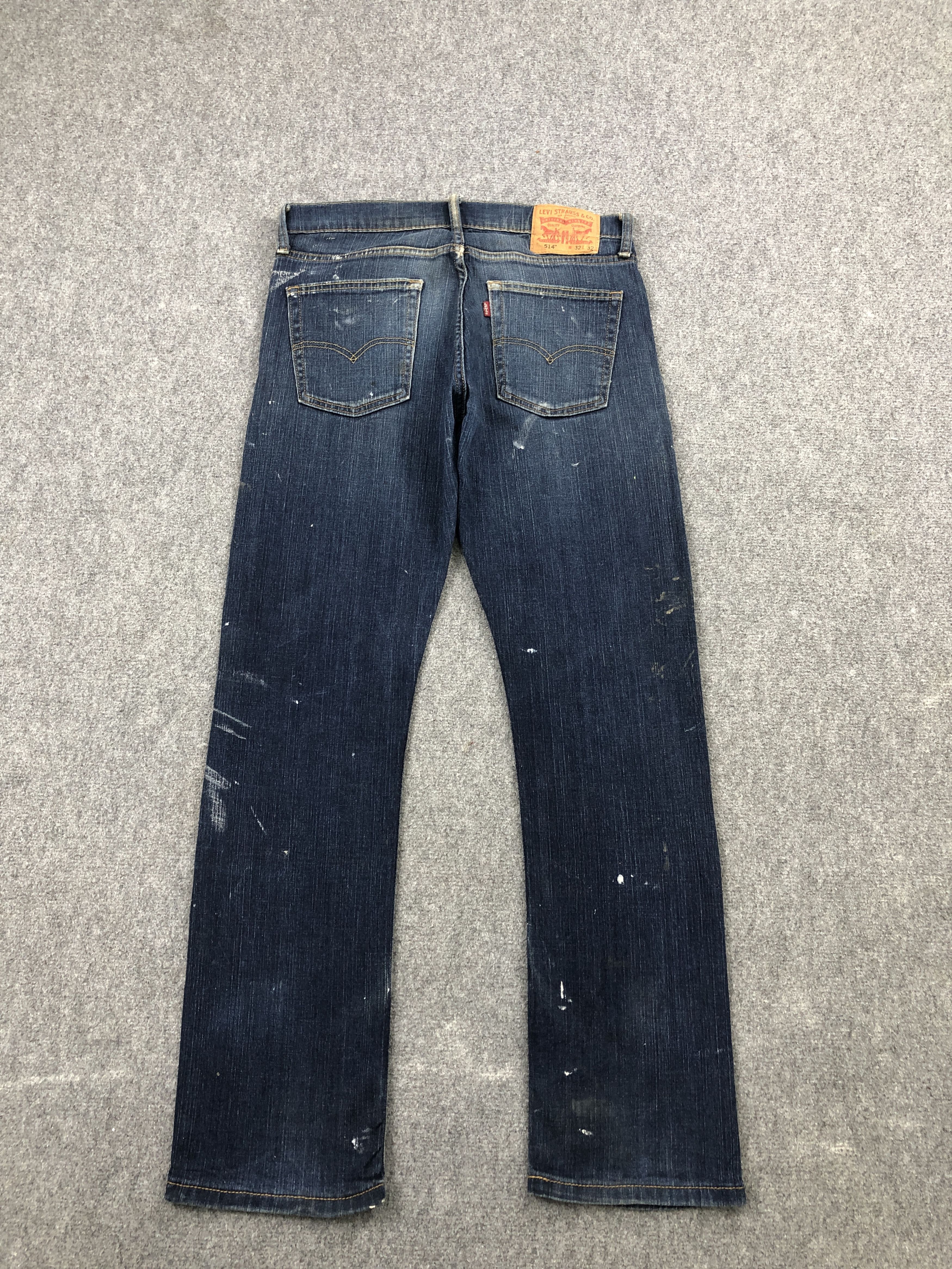 Levi's Vintage Levis 514 Paint Splatter Blue Jeans DP2431 Size US 30 / EU 46 - 3 Thumbnail
