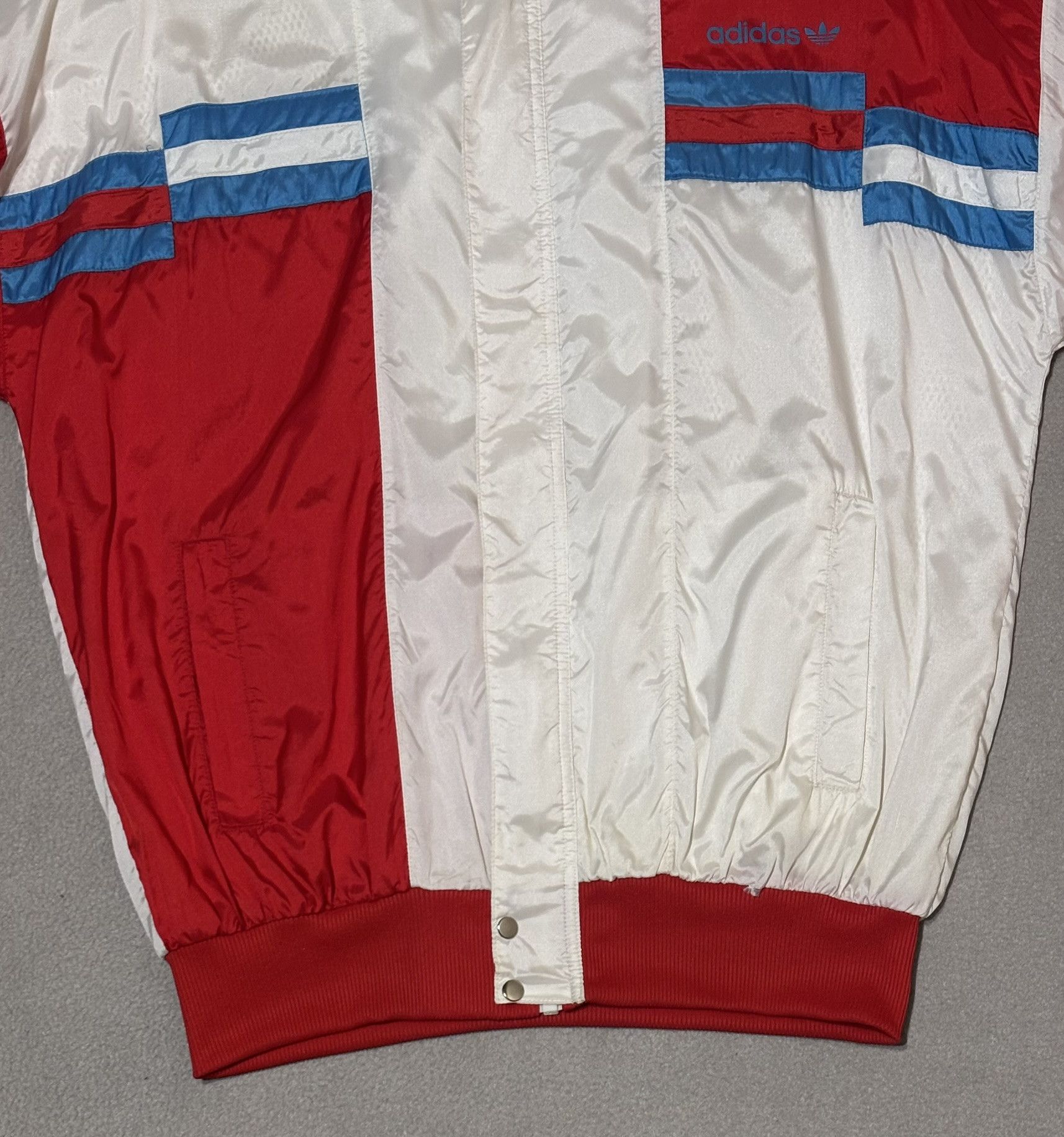 Adidas Adidas Originals vintage 90s white red jacket size. XL Size US XL / EU 56 / 4 - 8 Thumbnail