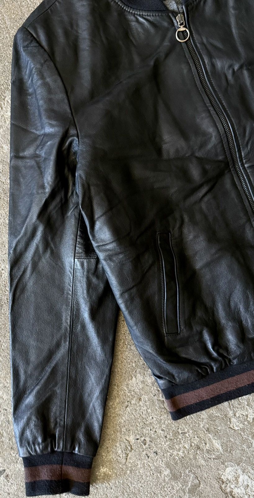 Gucci × Tom Ford Gucci - Tom Ford - Cherry Line - Leather Jacket Size US S / EU 44-46 / 1 - 7 Thumbnail