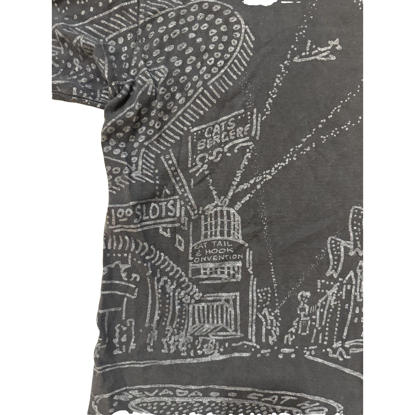 & Other Stories Vintage 90s Kool Kats Shirt Men MED Biker Casino AOP Size US M / EU 48-50 / 2 - 9 Thumbnail