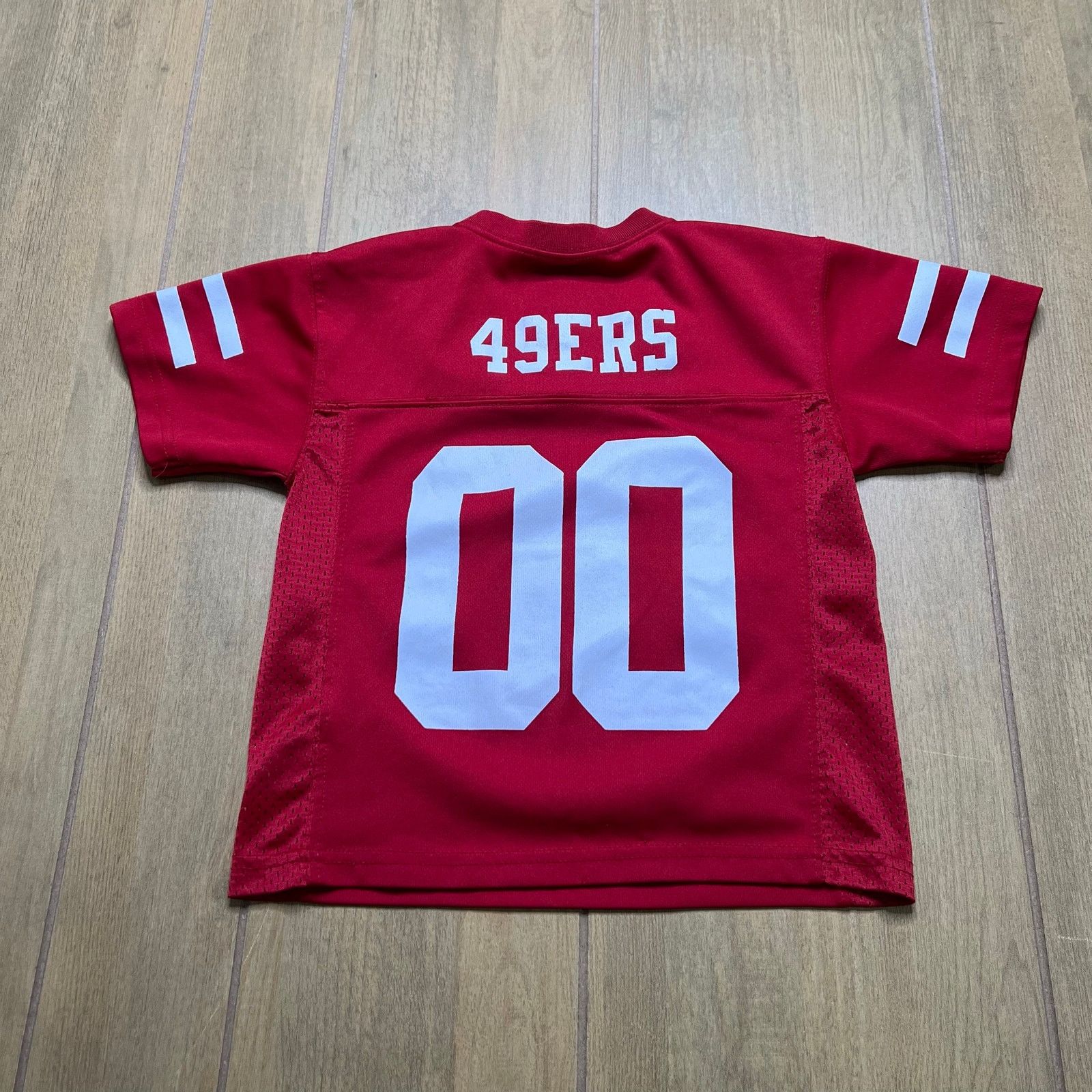 NFL × Russell Athletic San Francisco 49ers Kids Jersey NFL Red 00 Youth Small 4T Size US XXS / EU 40 - 7 Thumbnail