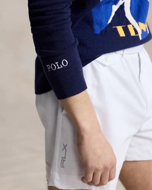 Polo Ralph Lauren Polo Ralph Lauren Wimbledon Cashmere Graphic Sweater Navy XL Size US XL / EU 56 / 4 - 4 Thumbnail