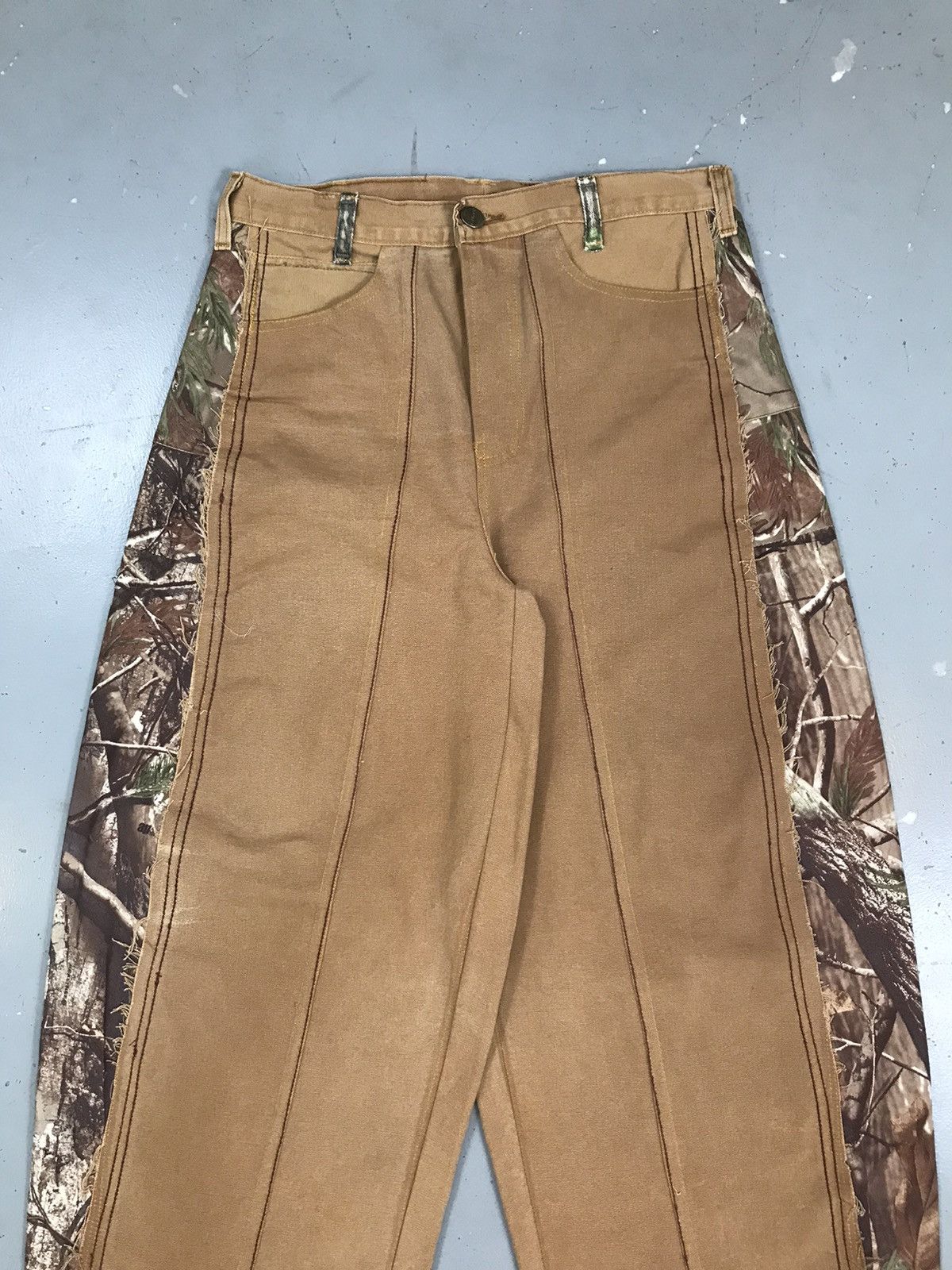 Carhartt × Designer × Vintage Vintage custom carhartt B01 BRN camo straight fit denim Size US 32 / EU 48 - 4 Thumbnail