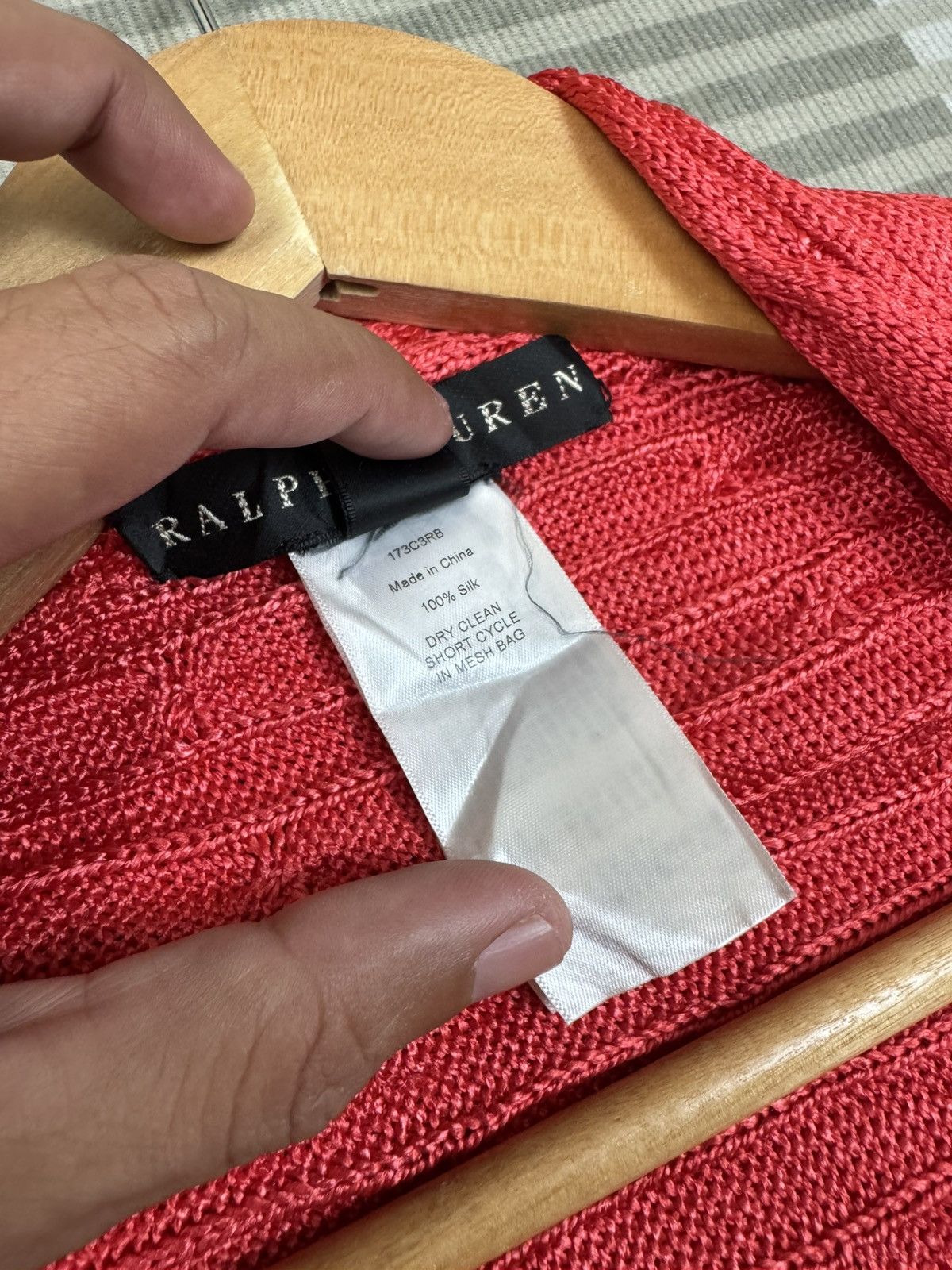 Ralph Lauren Ralph Lauren Cardigan Cable 100% Silk Size S / US 4 / IT 40 - 5 Thumbnail