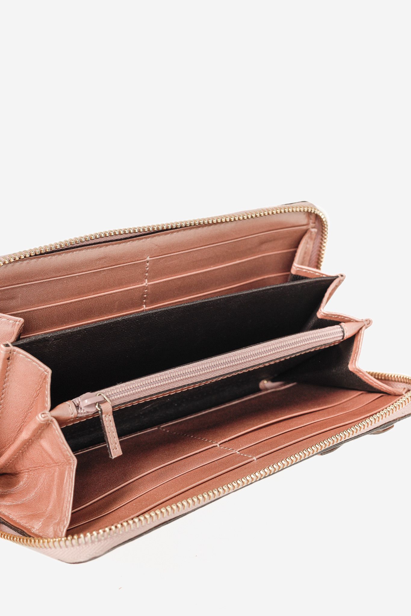 Gucci Gucci Dusty Rose Microguccissima Zip-Around Wallet Size ONE SIZE - 7 Thumbnail
