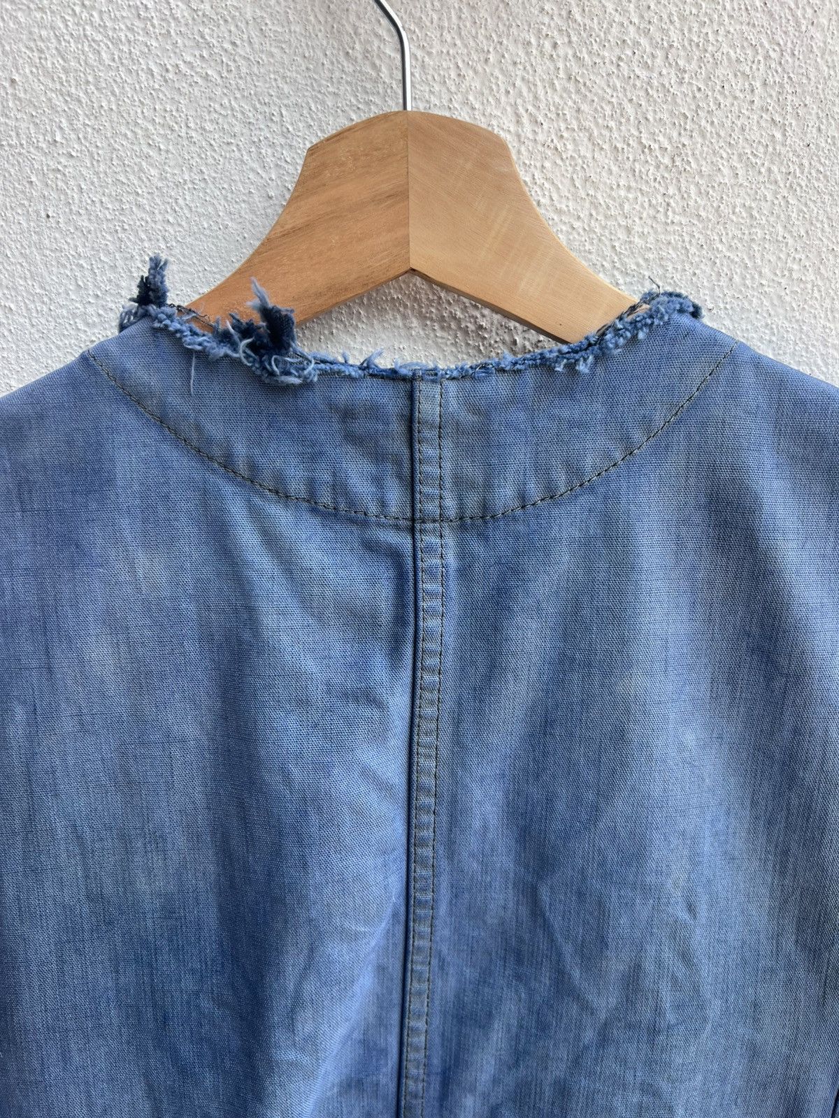 Momotaro Jeans Vintage Distressed Momotaro Denim Vest Jacket Size US M / EU 48-50 / 2 - 11 Thumbnail