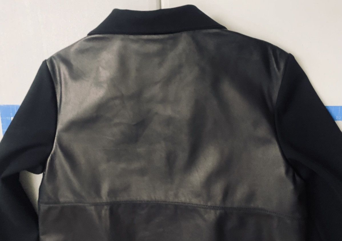 St. John St. John Black Napa Leather Funnel Neck Jacket Lg Size L / US 10 / IT 46 - 6 Thumbnail