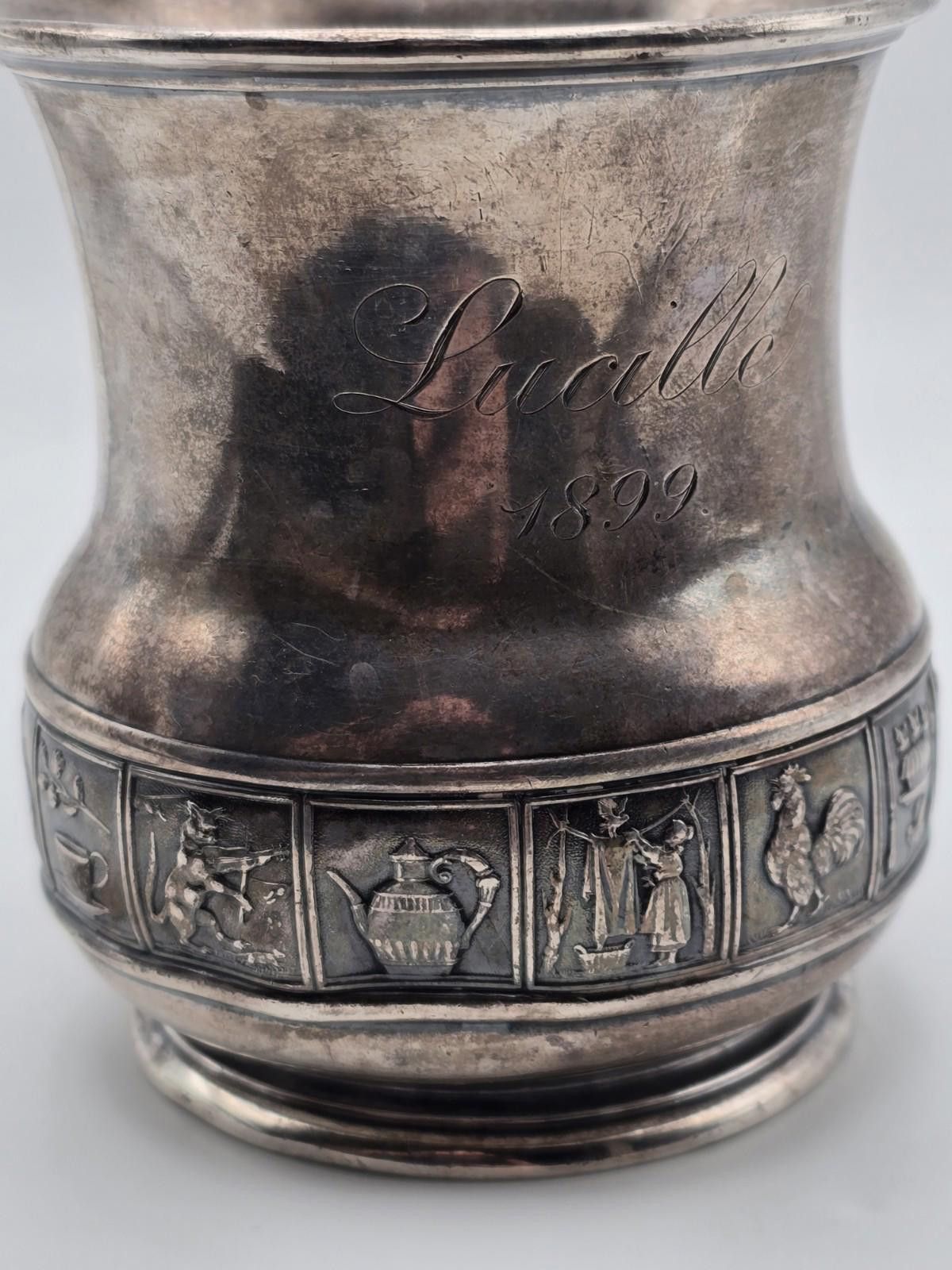 Other Antique Gorham Sterling Baby Cup 1899 “Lucille” Size ONE SIZE - 5 Thumbnail